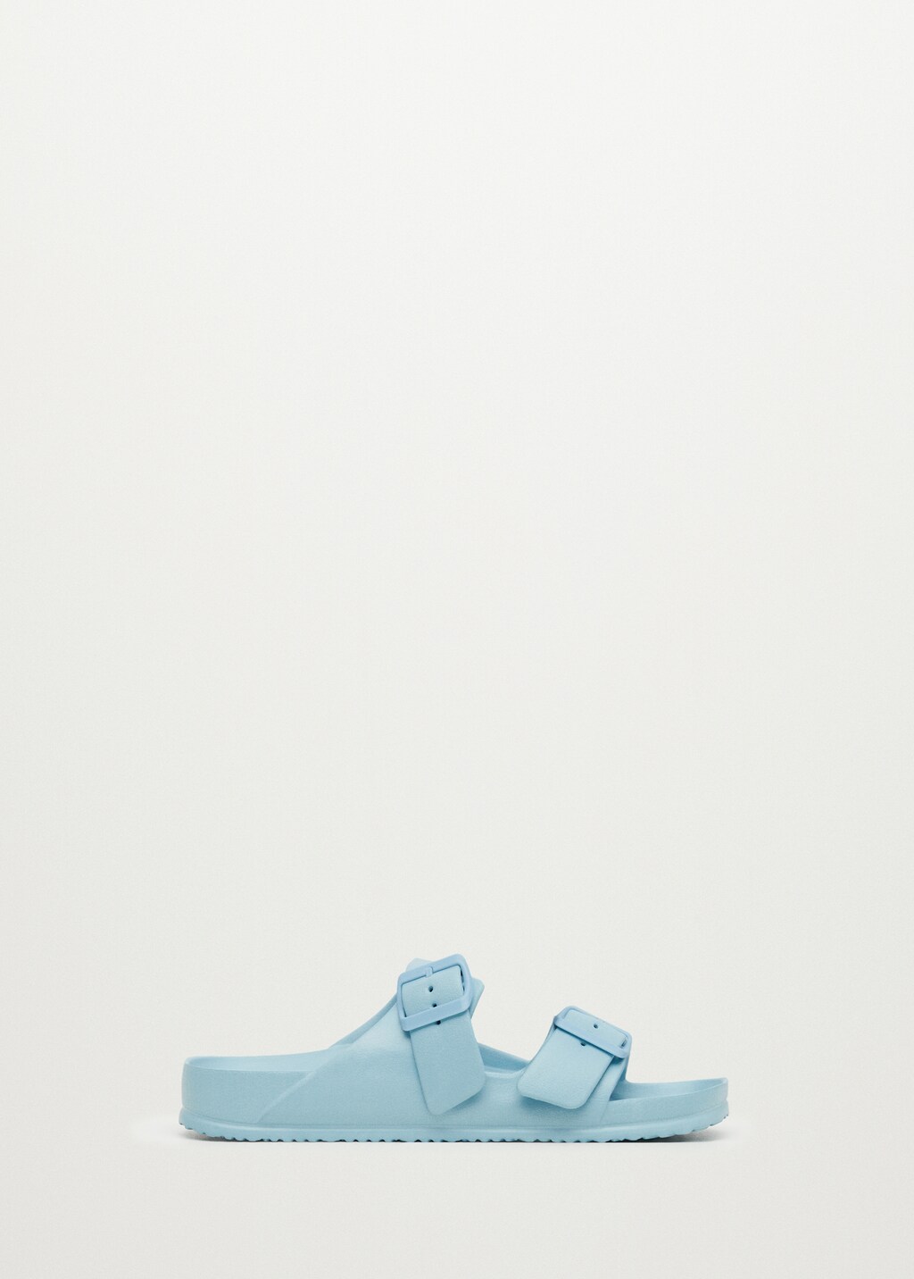 Rubber sandal with buckle - Man | MANGO OUTLET USA