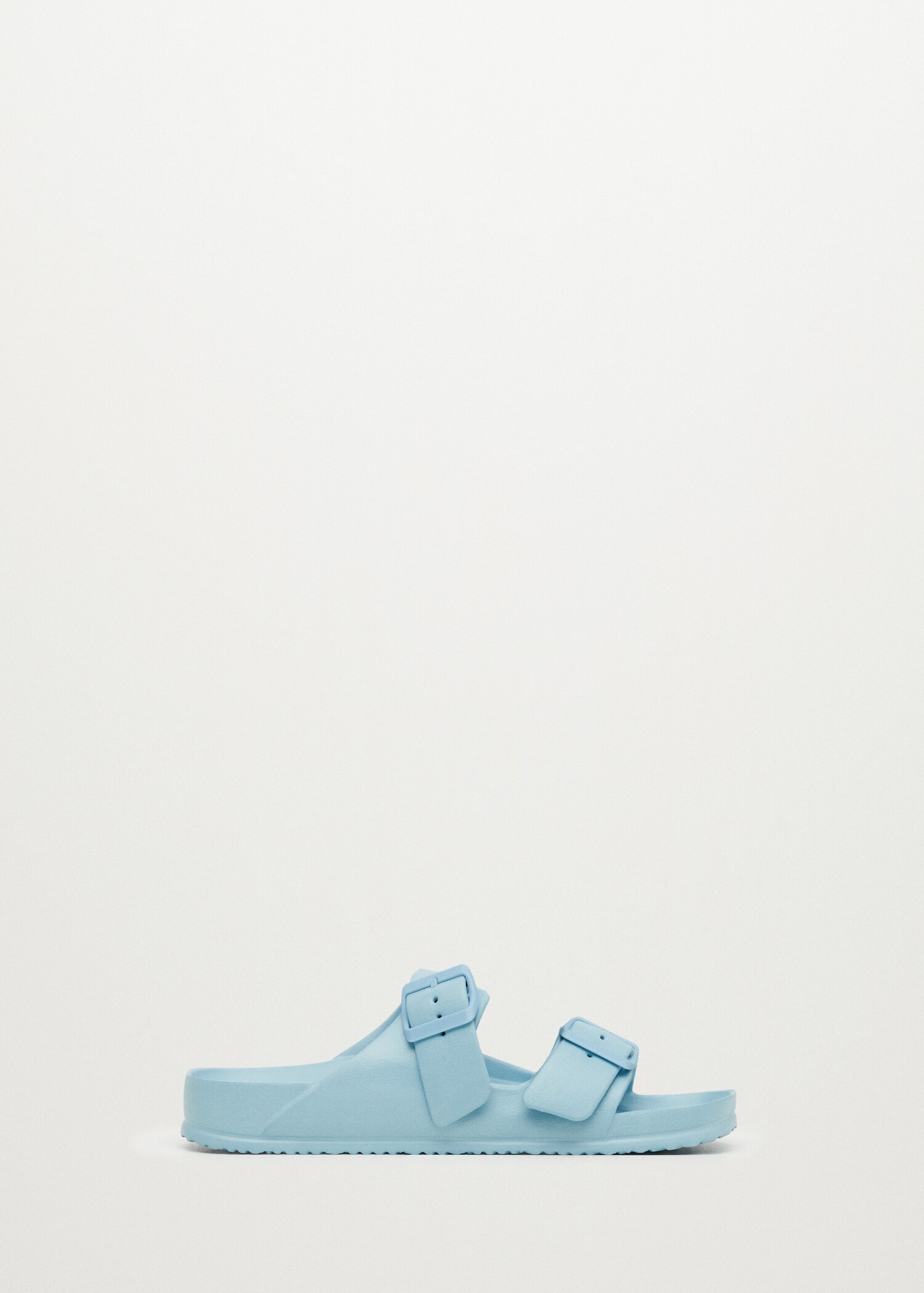 Rubber sandal with buckle - Man | MANGO OUTLET USA