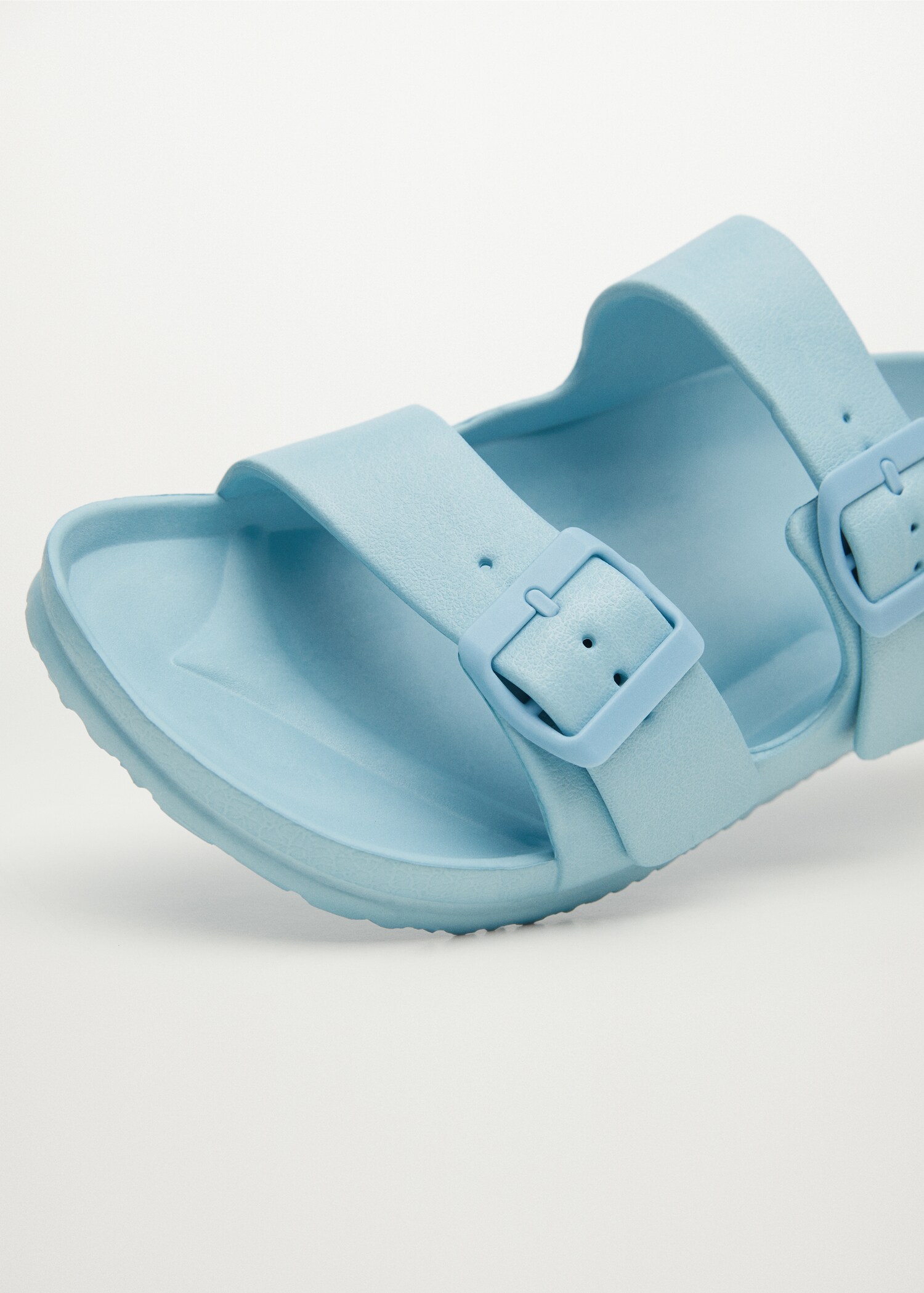 Rubber sandal with buckle - Man | MANGO OUTLET USA