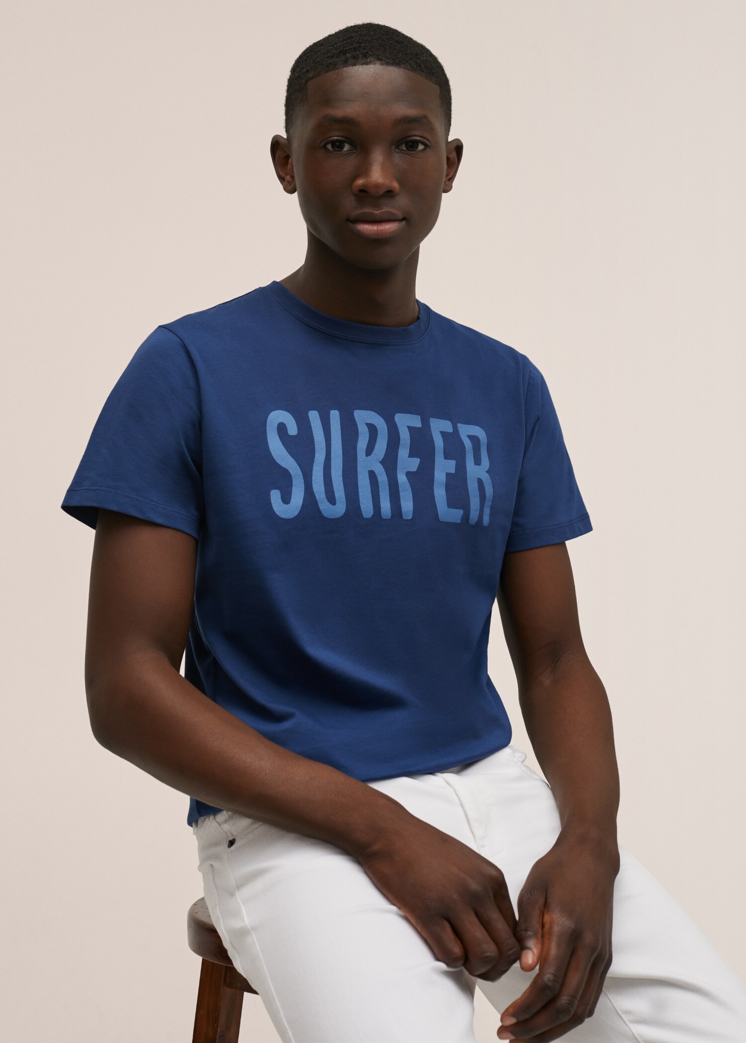 Printed cotton-blend T-shirt - Details of the article 3