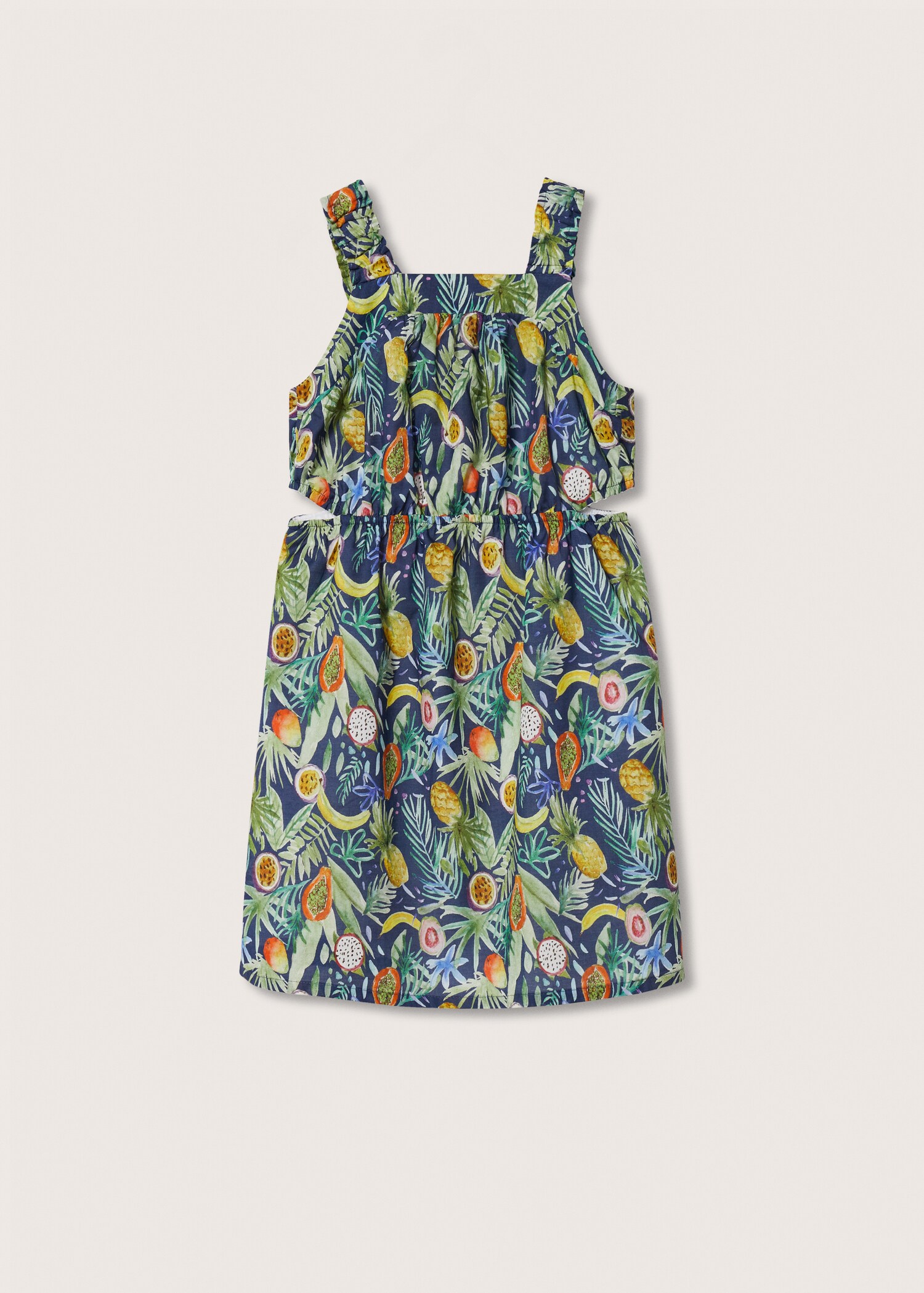 Vestido estampado tropical - Artículo sin modelo