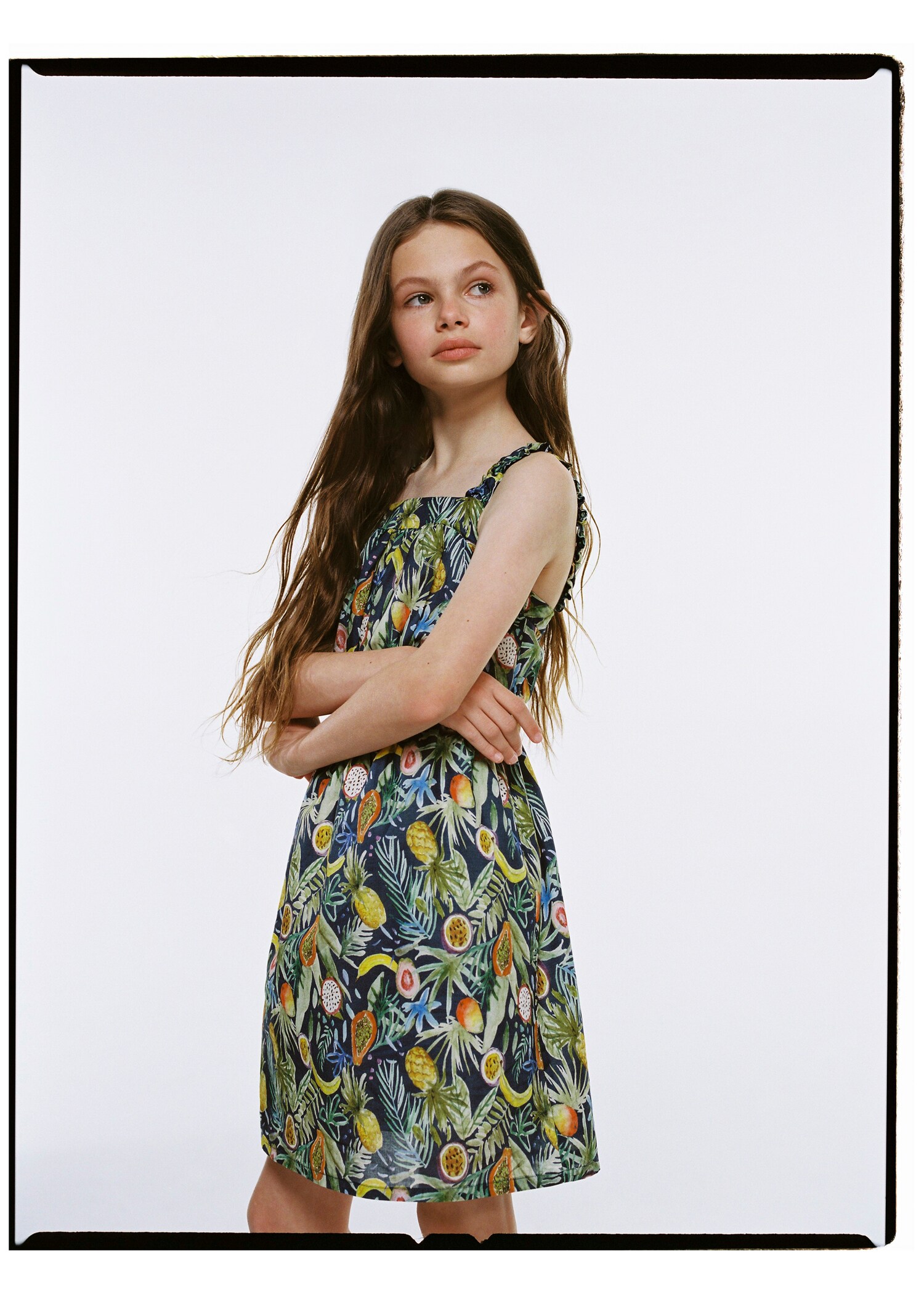 Vestido estampado tropical - Detalle del artículo 5