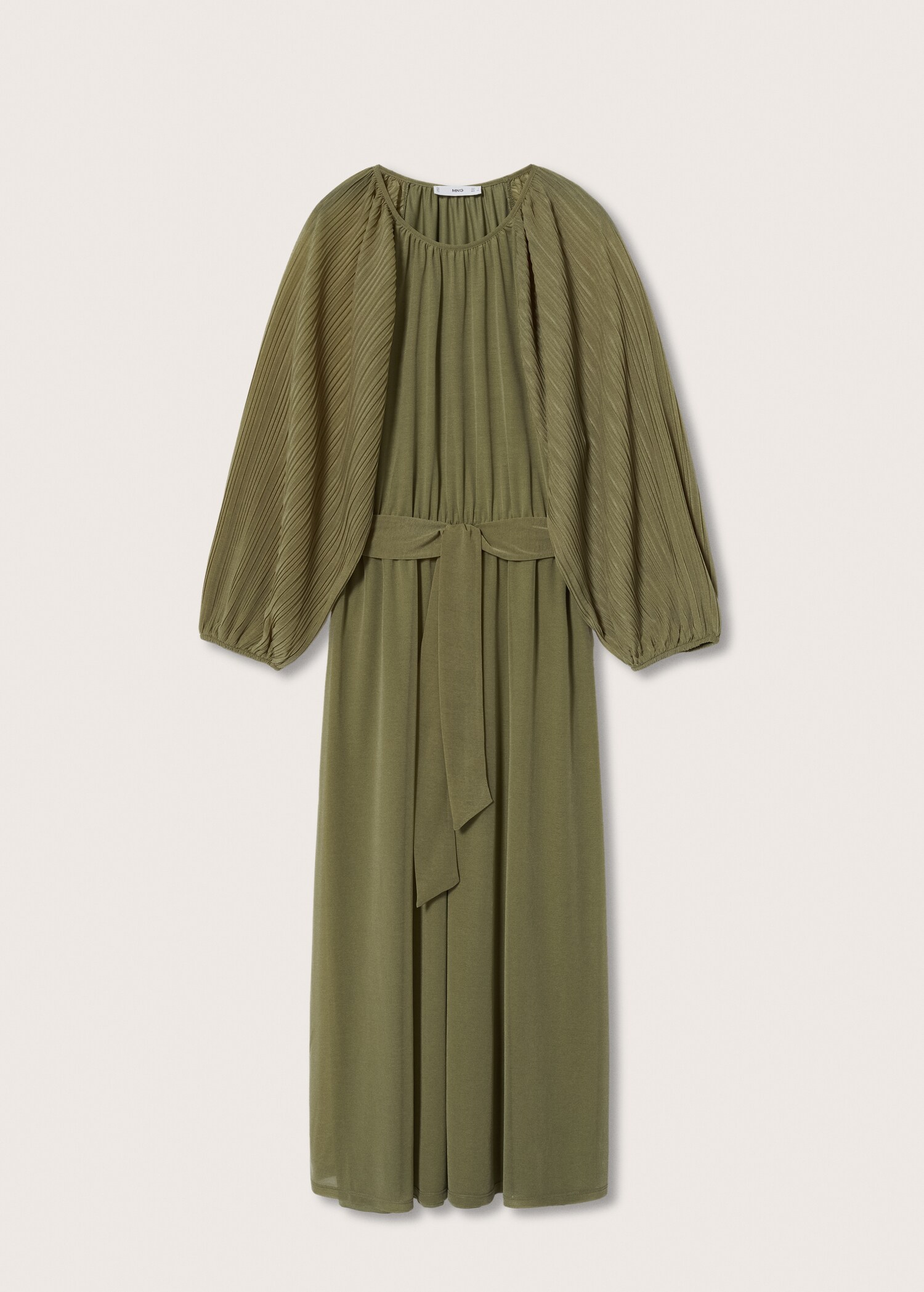 Vestido plisado cinturón - Artículo sin modelo
