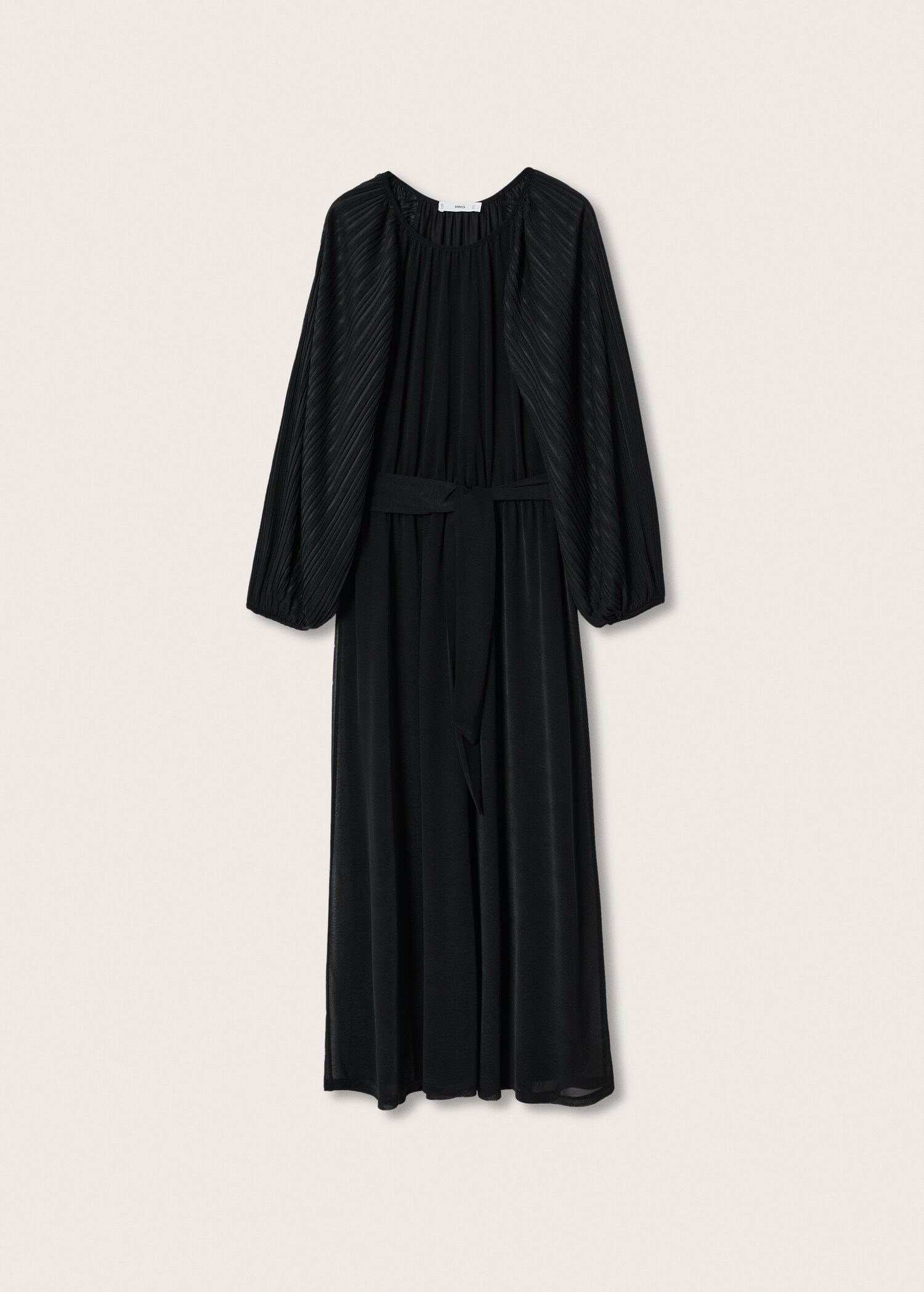 Vestido plisado cinturón - Artículo sin modelo