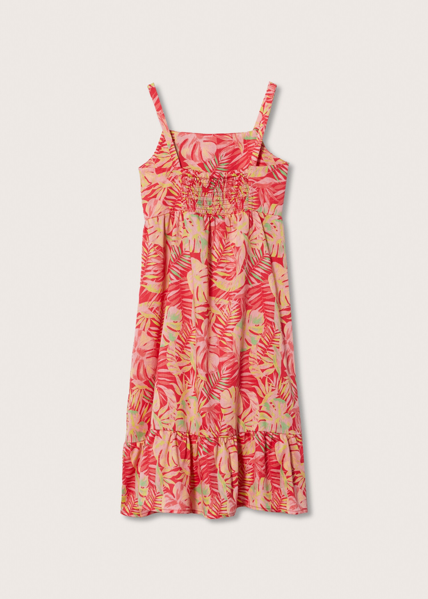 Tropical print dress - Reverse of the article