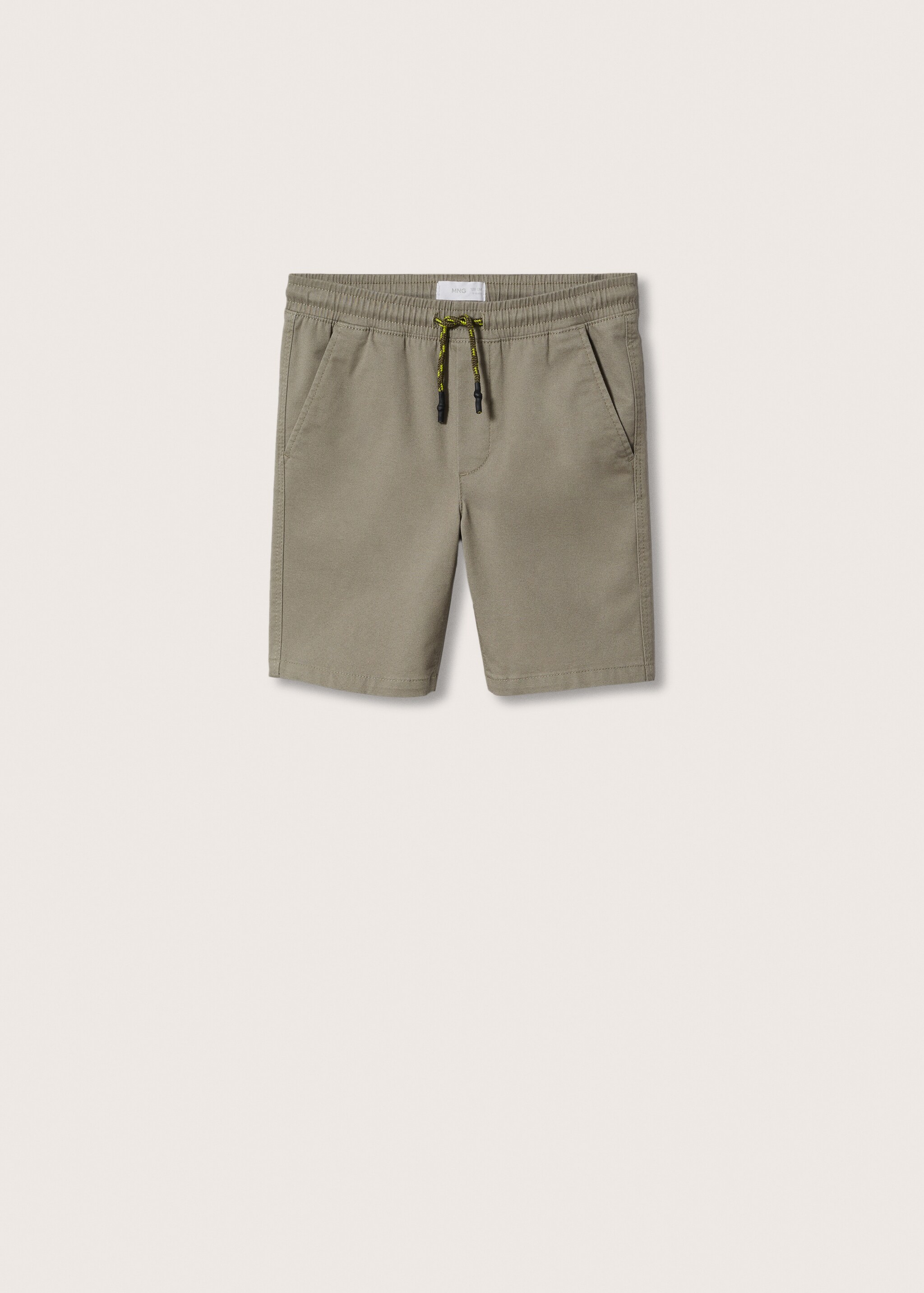 Cotton shorts with drawstring - Article without model