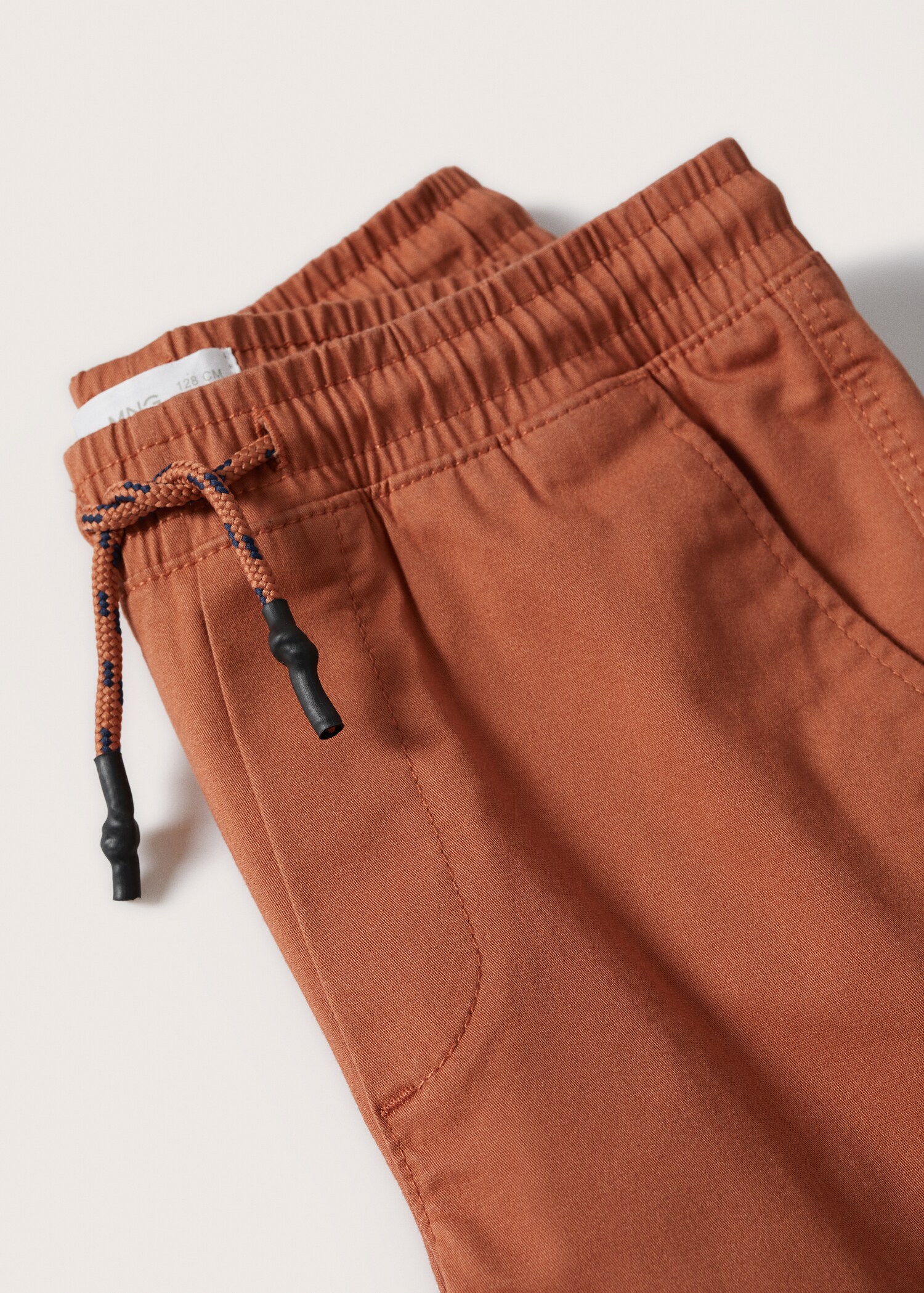 Baumwoll-Bermudashorts mit Kordelzug - Detail des Artikels 8