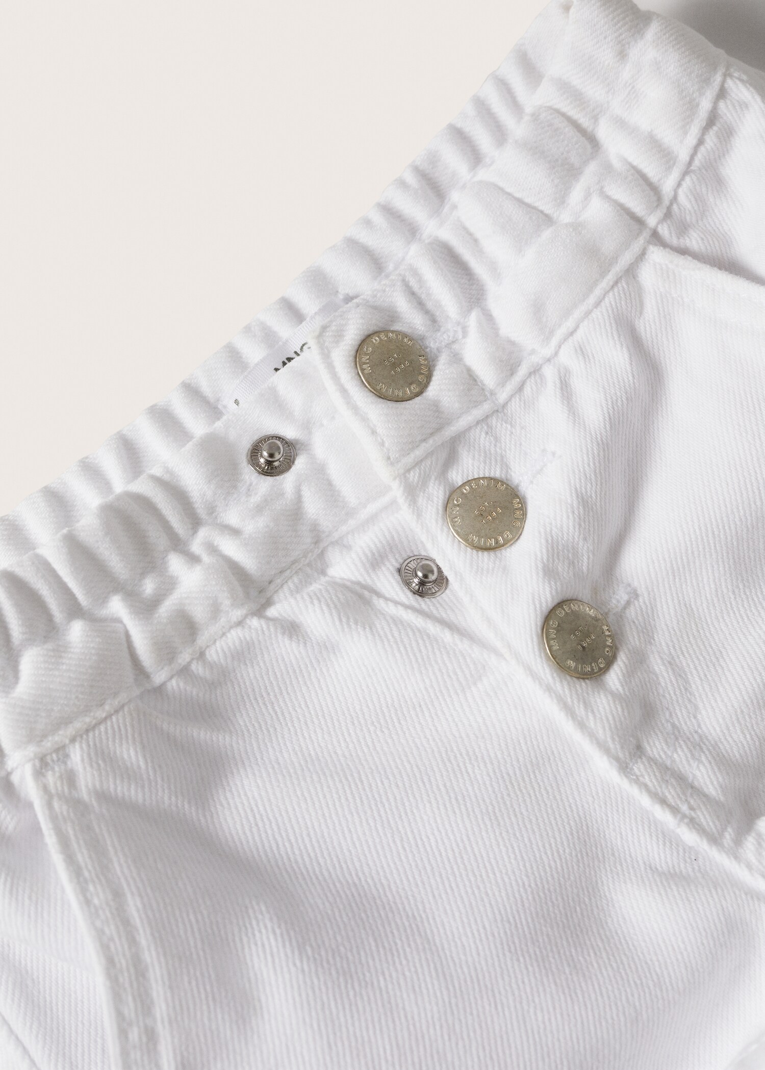 Šortky denim s knoflíky - Detail zboží 8