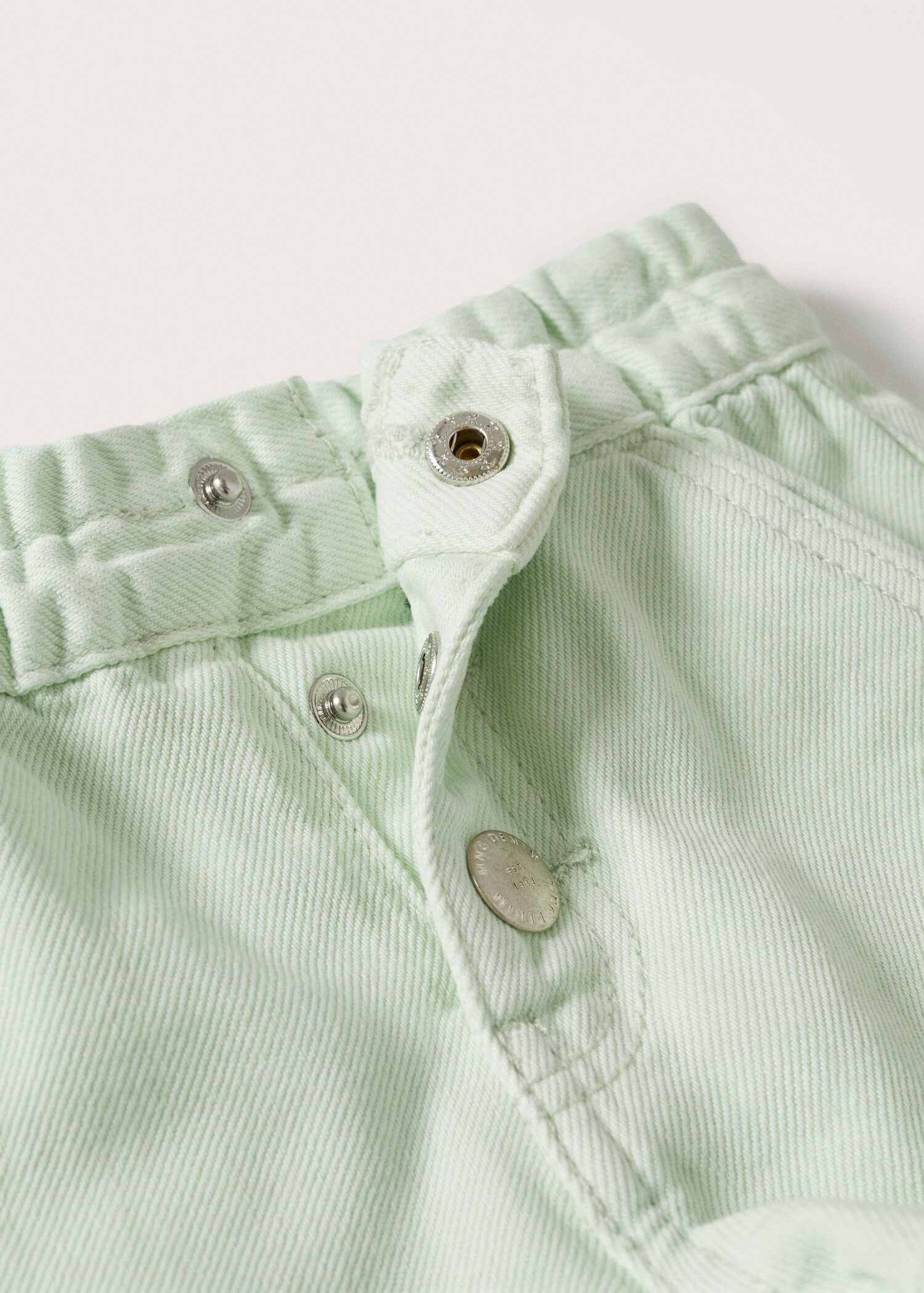 Šortky denim s knoflíky - Detail zboží 8