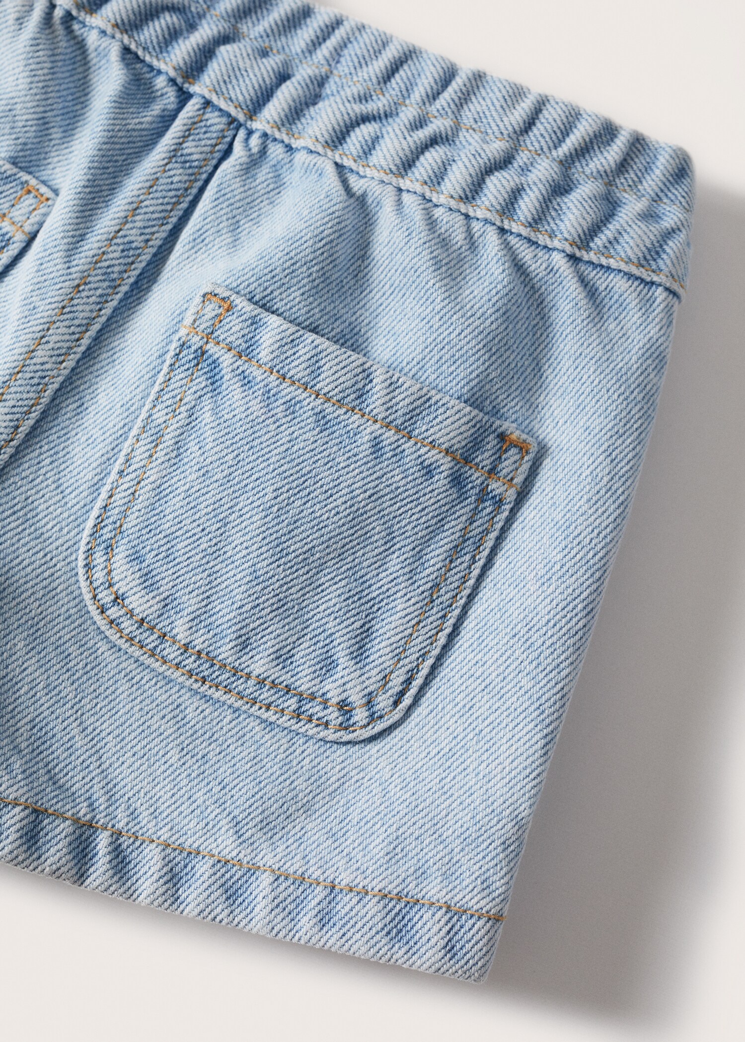 Šortky denim s knoflíky - Detail zboží 9