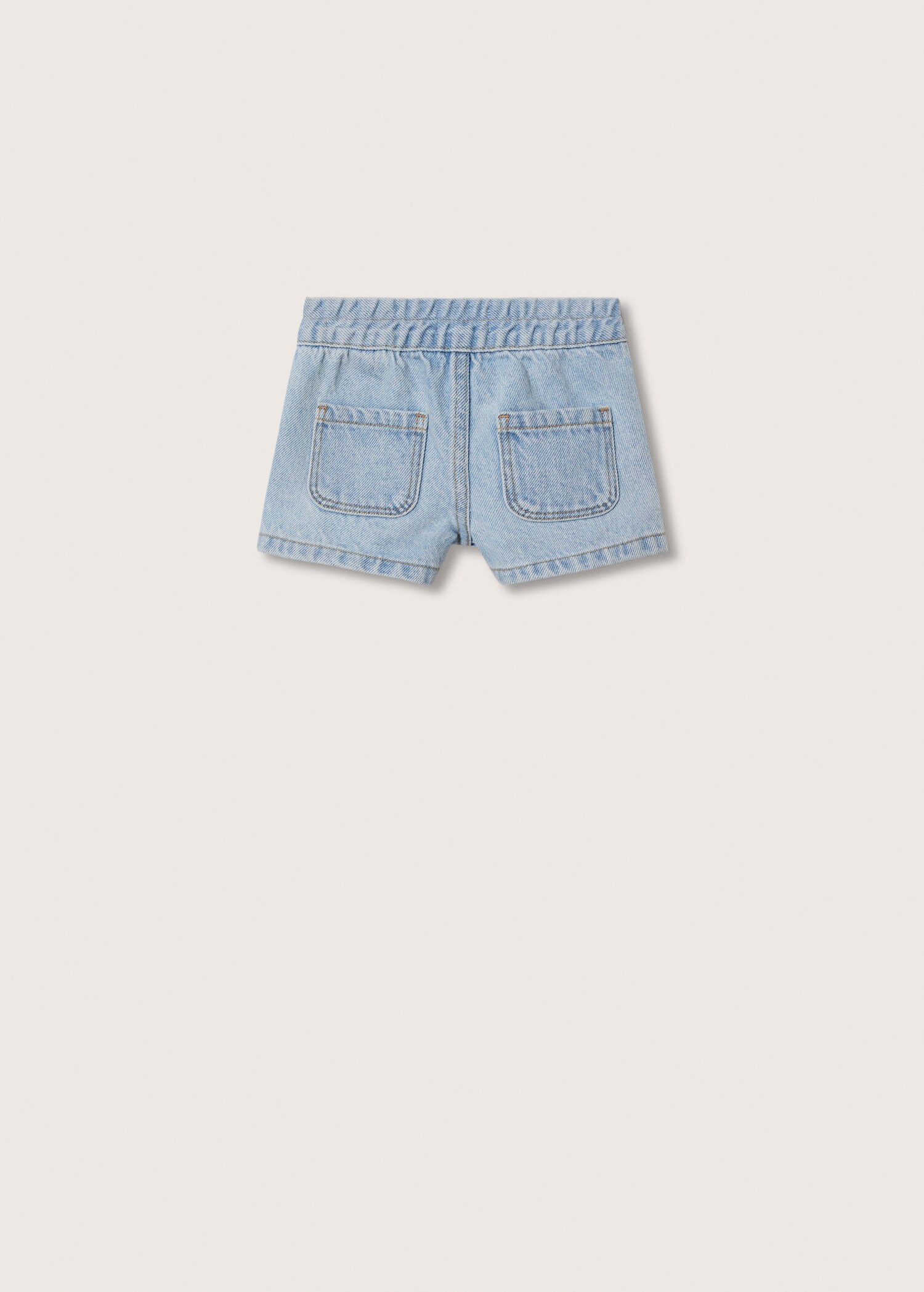 Šortky denim s knoflíky - Zadní strana zboží