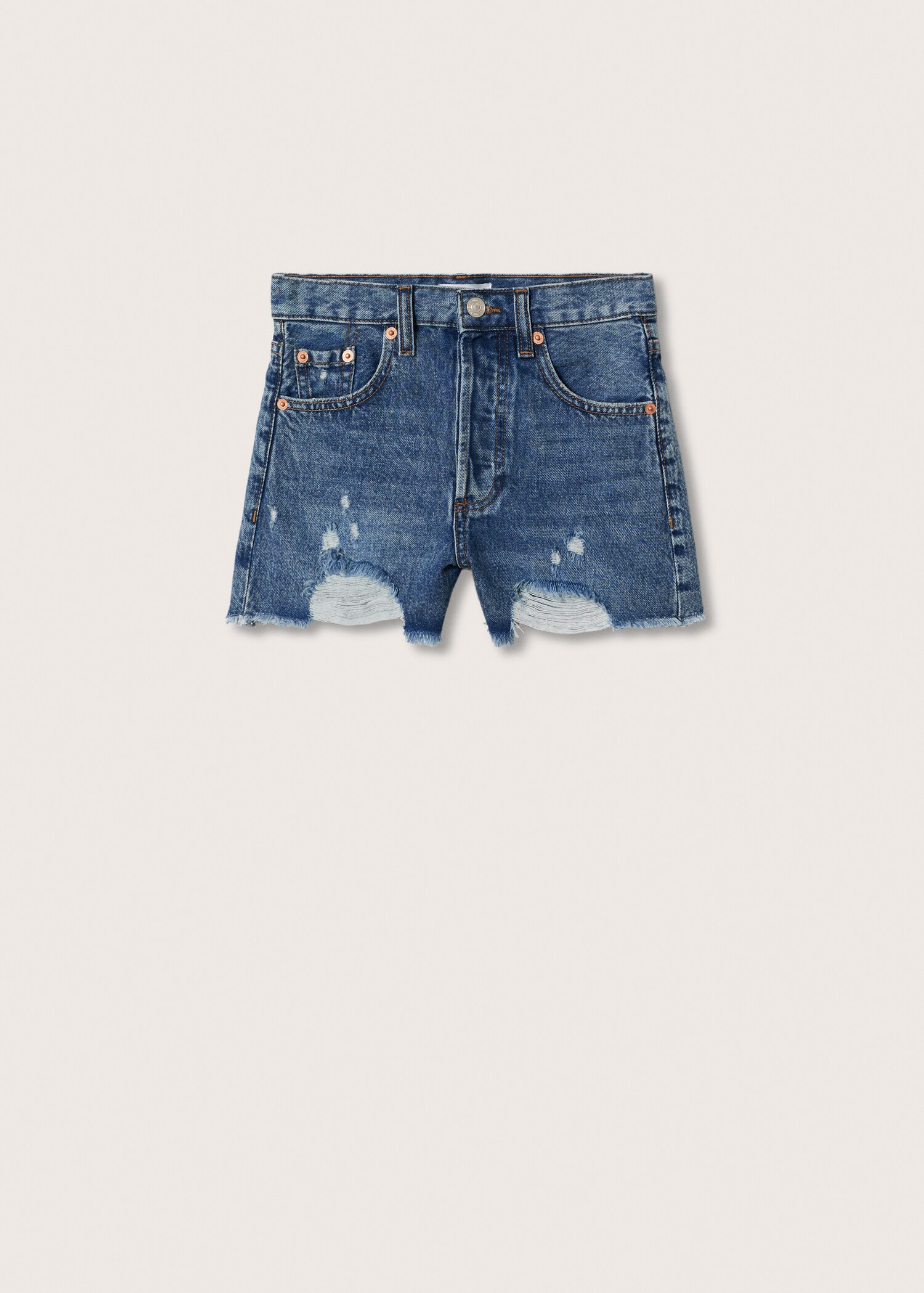 Short denim rotos decorativos - Artículo sin modelo