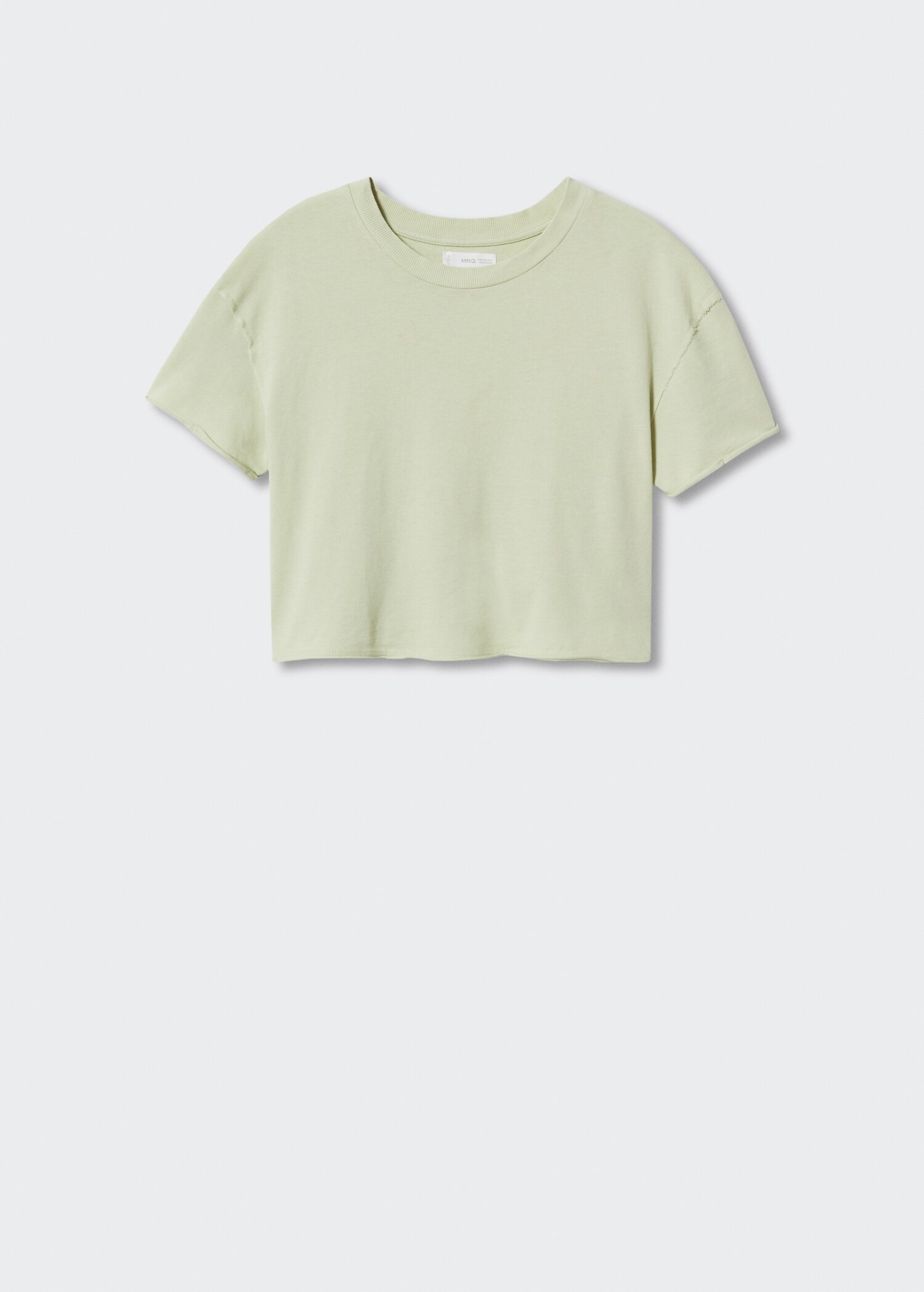 Crop-T-Shirt aus Baumwolle - Artikel ohne Model