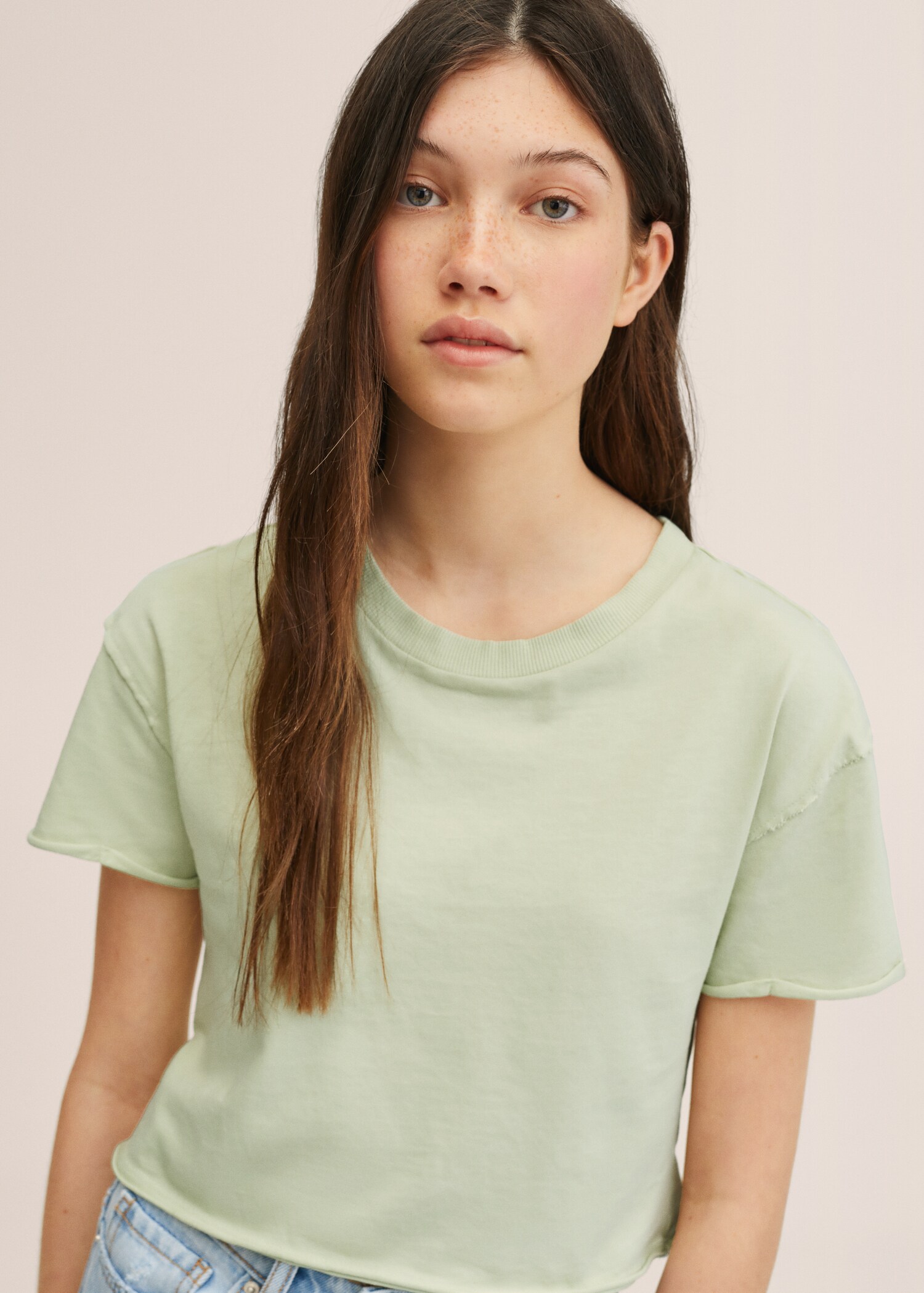 Crop-T-Shirt aus Baumwolle - Detail des Artikels 1