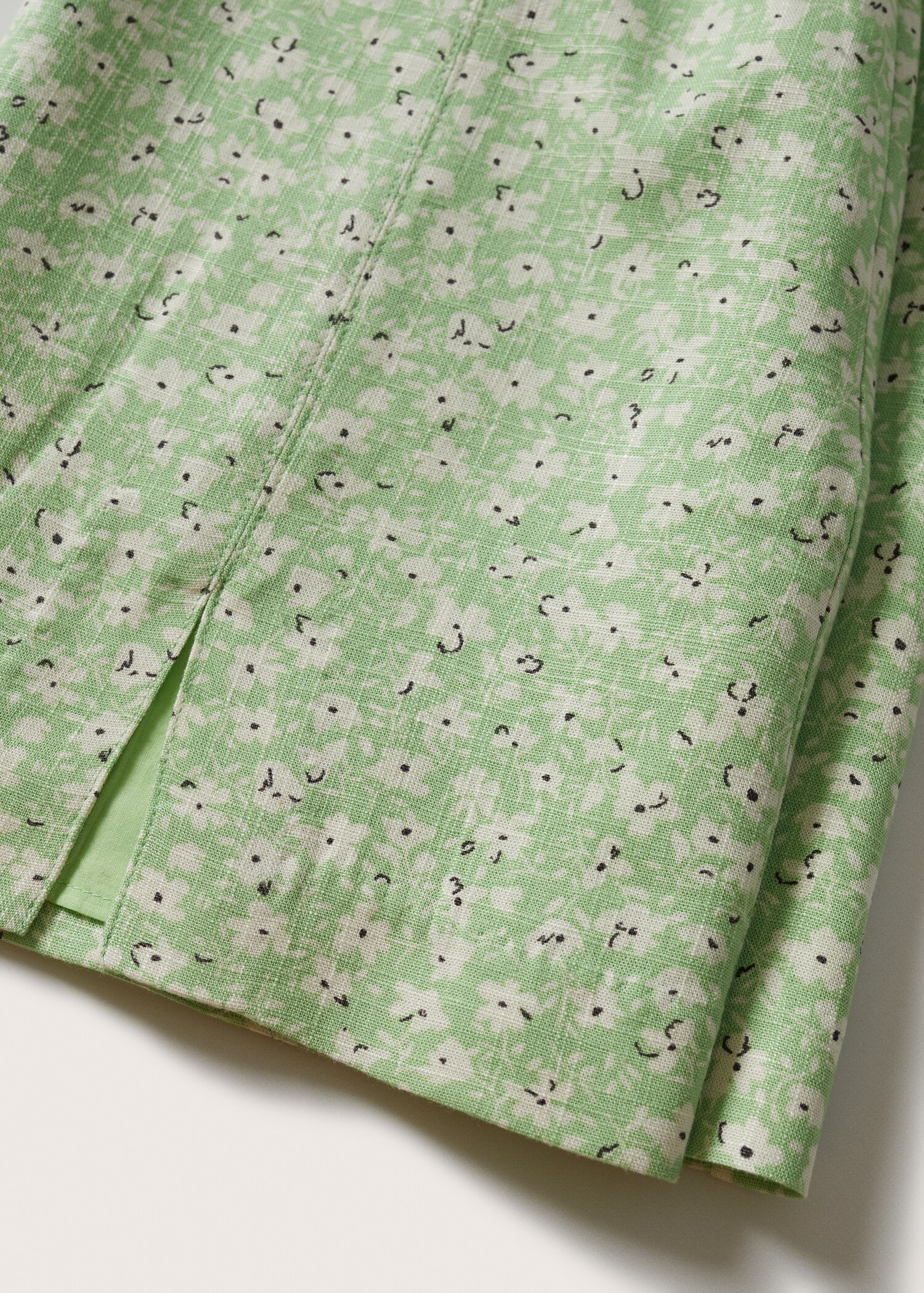Floral print miniskirt - Details of the article 8