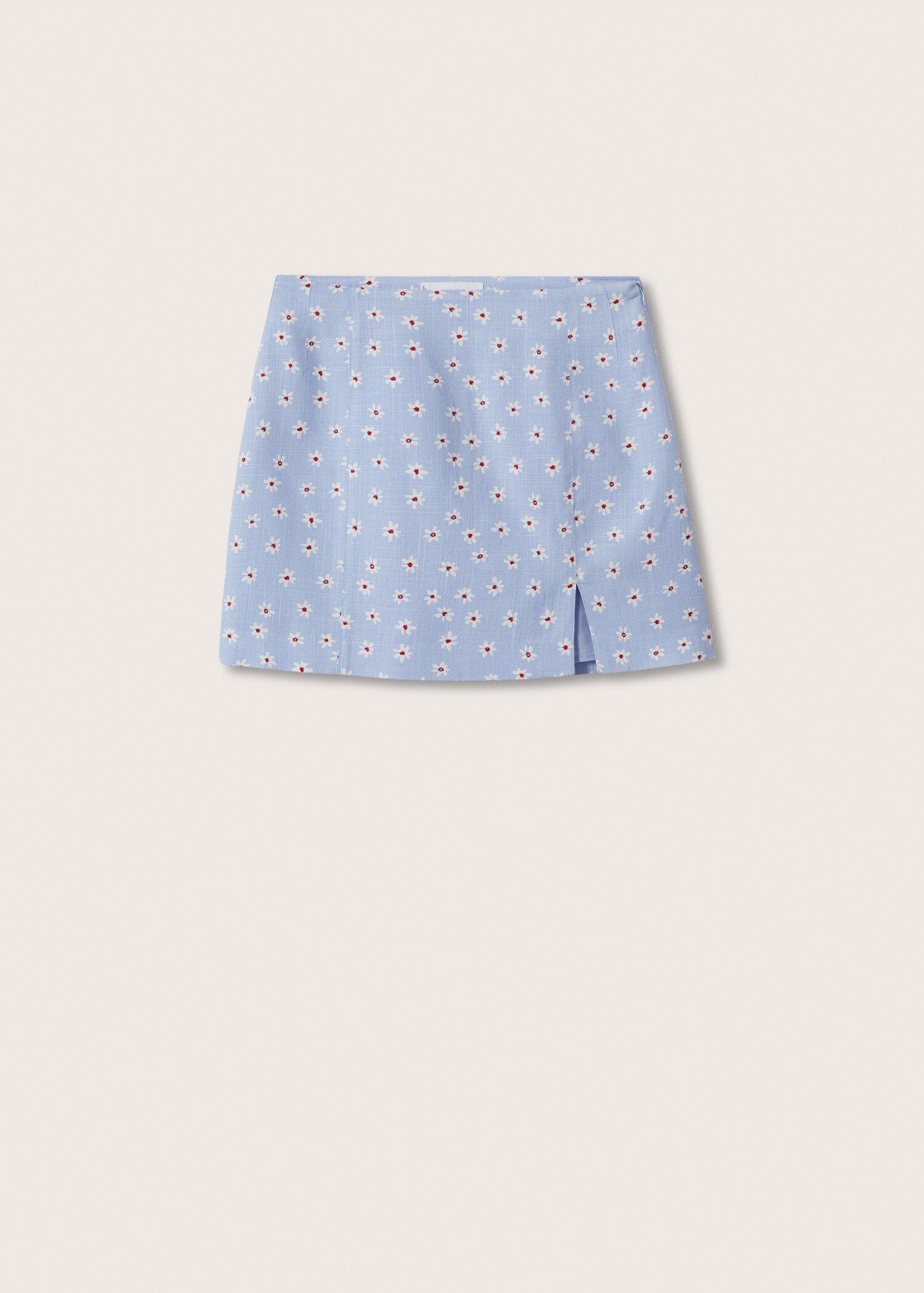 Floral print miniskirt - Article without model