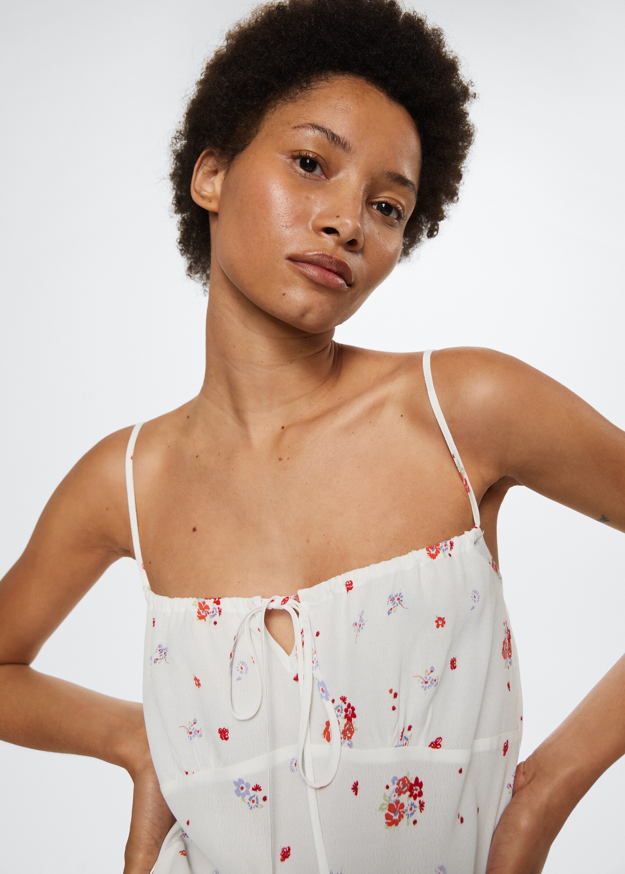 Floral print top - Details of the article 1