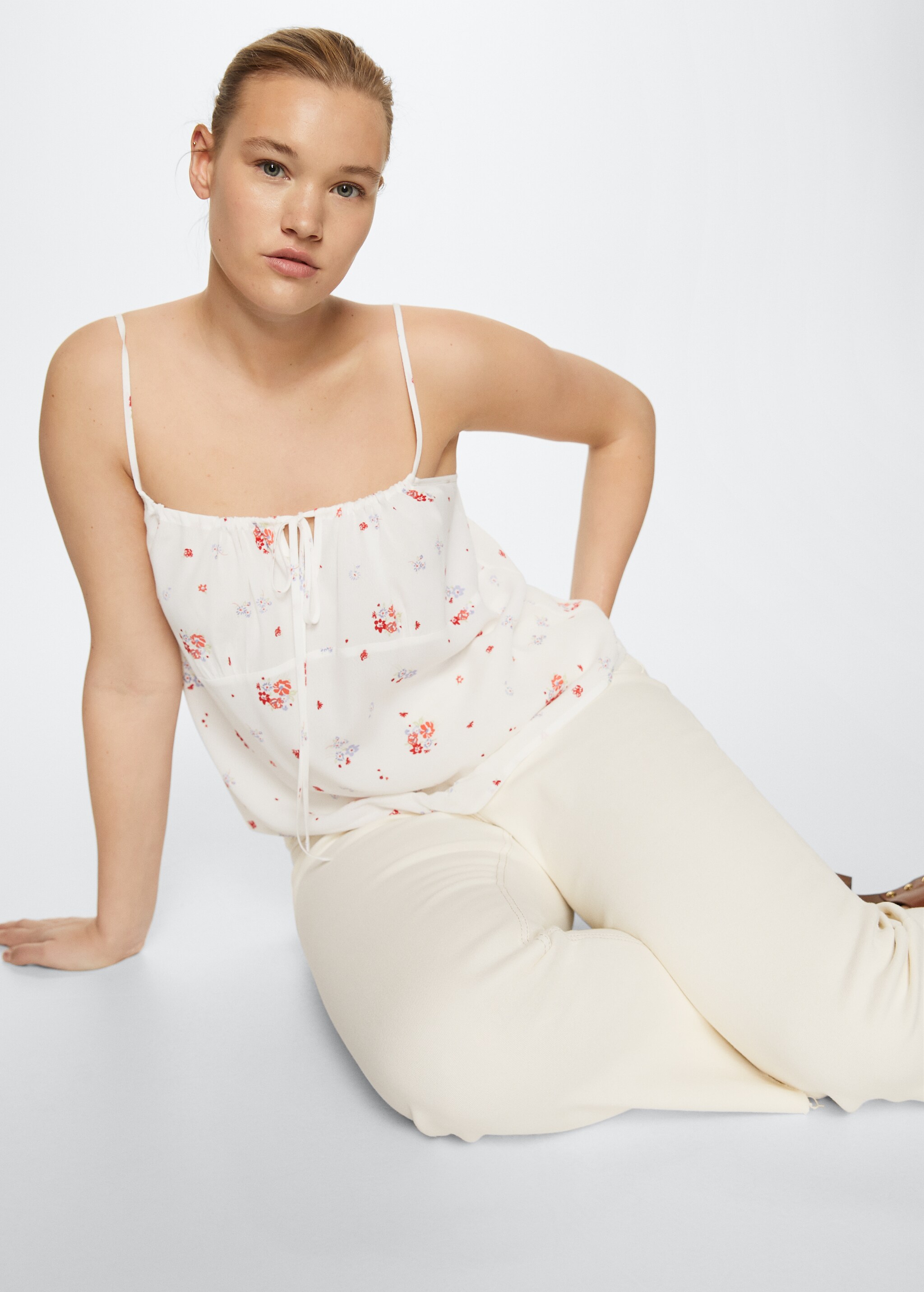 Floral print top - Details of the article 5