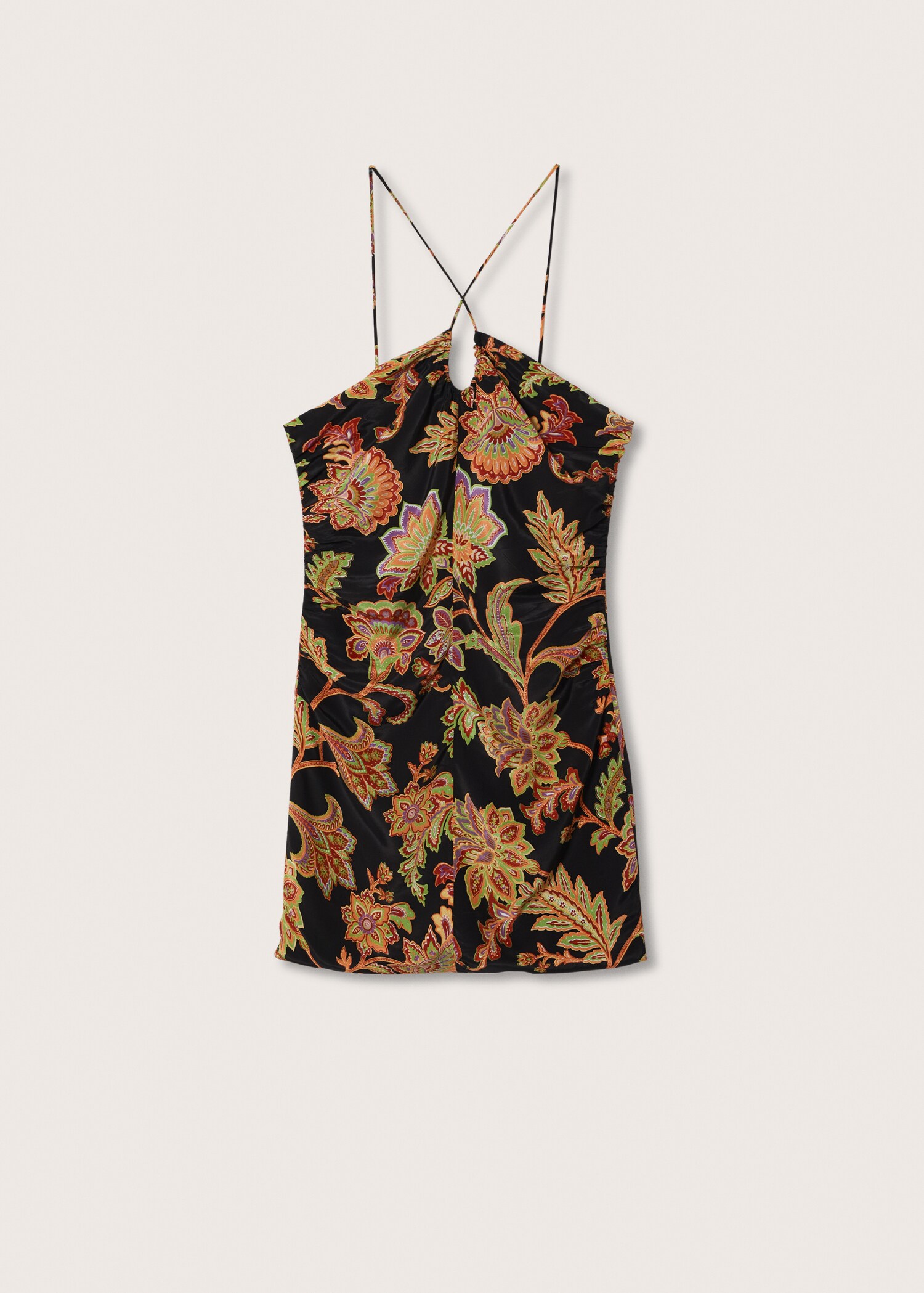 Vestido estampado abertura  - Artículo sin modelo