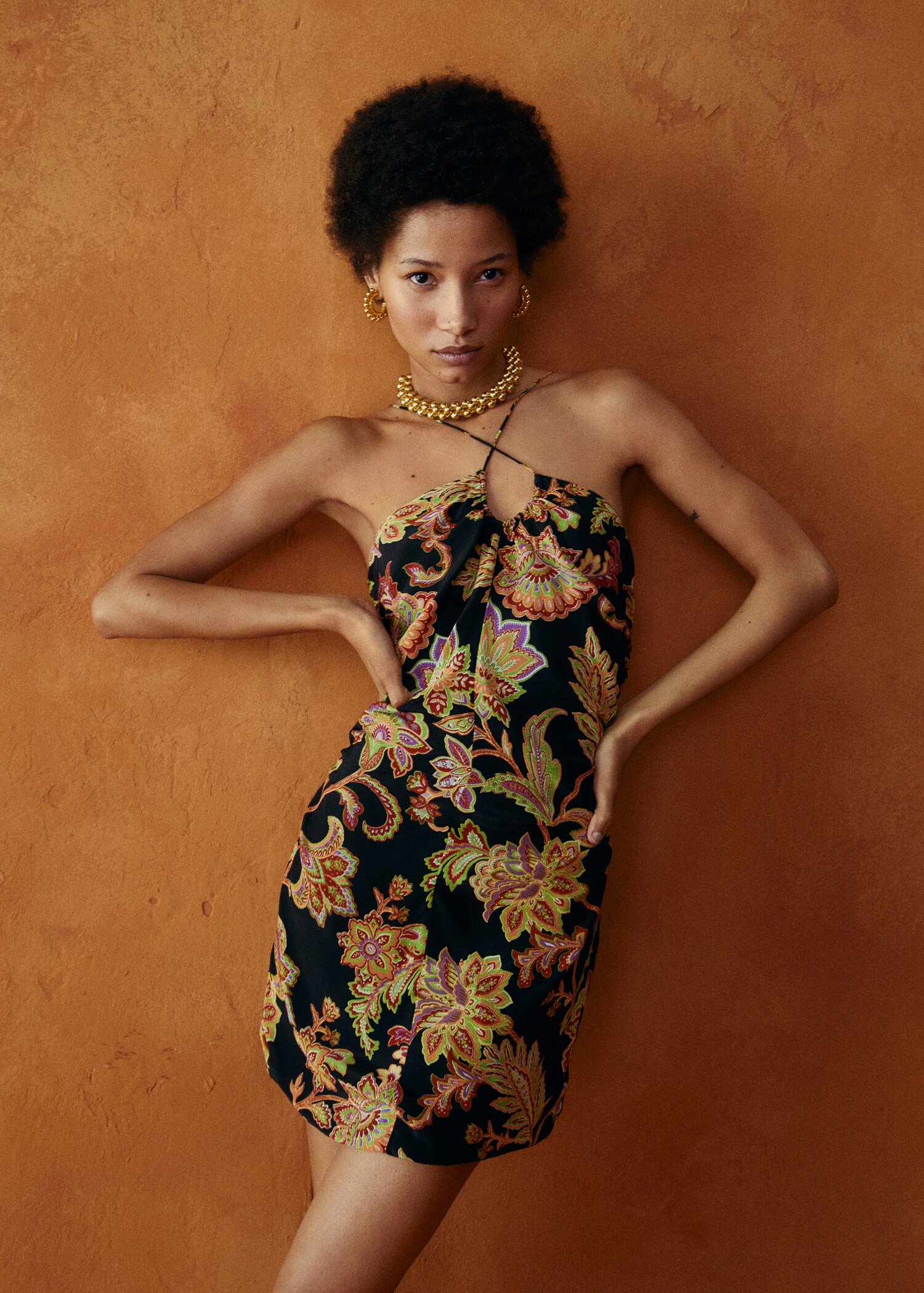 Vestido estampado abertura  - Detalle del artículo 6