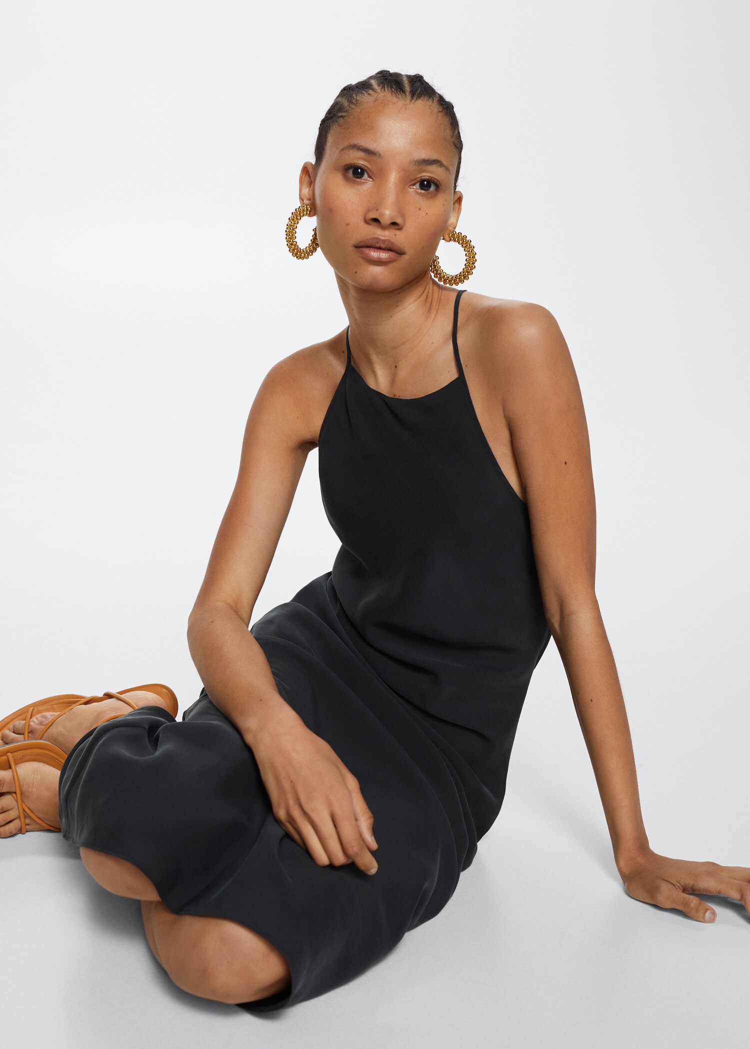 Flowy modal dress - Details of the article 2