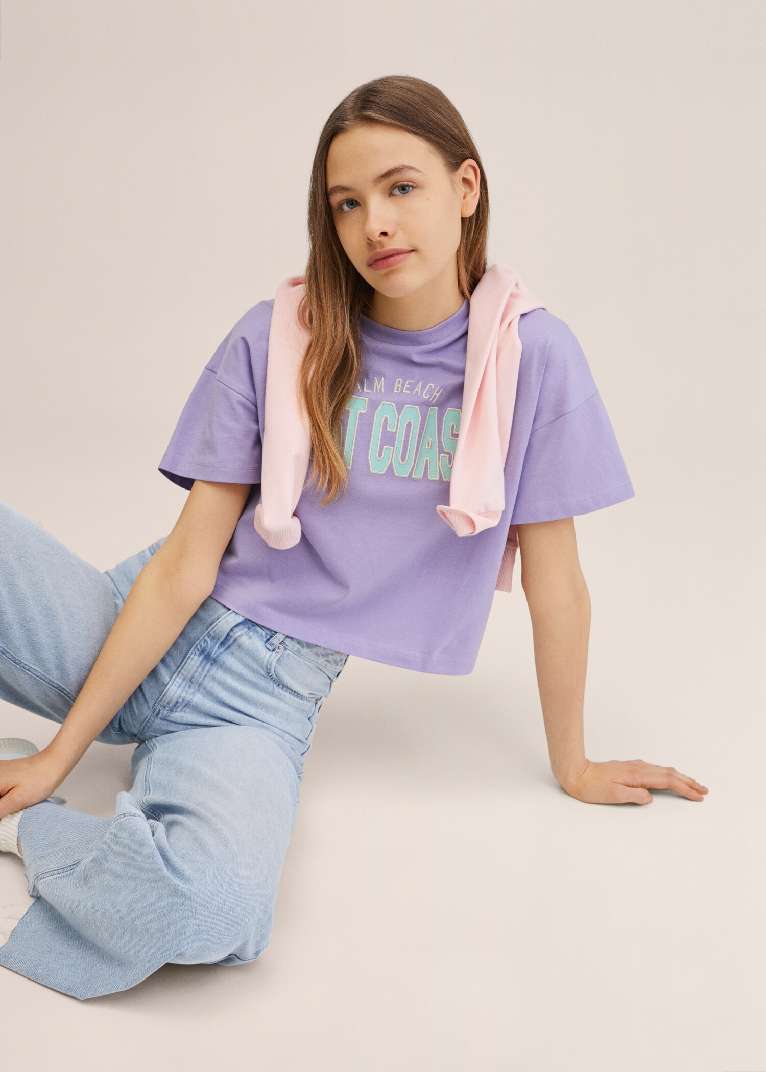 Message crop T-shirt - Details of the article 1