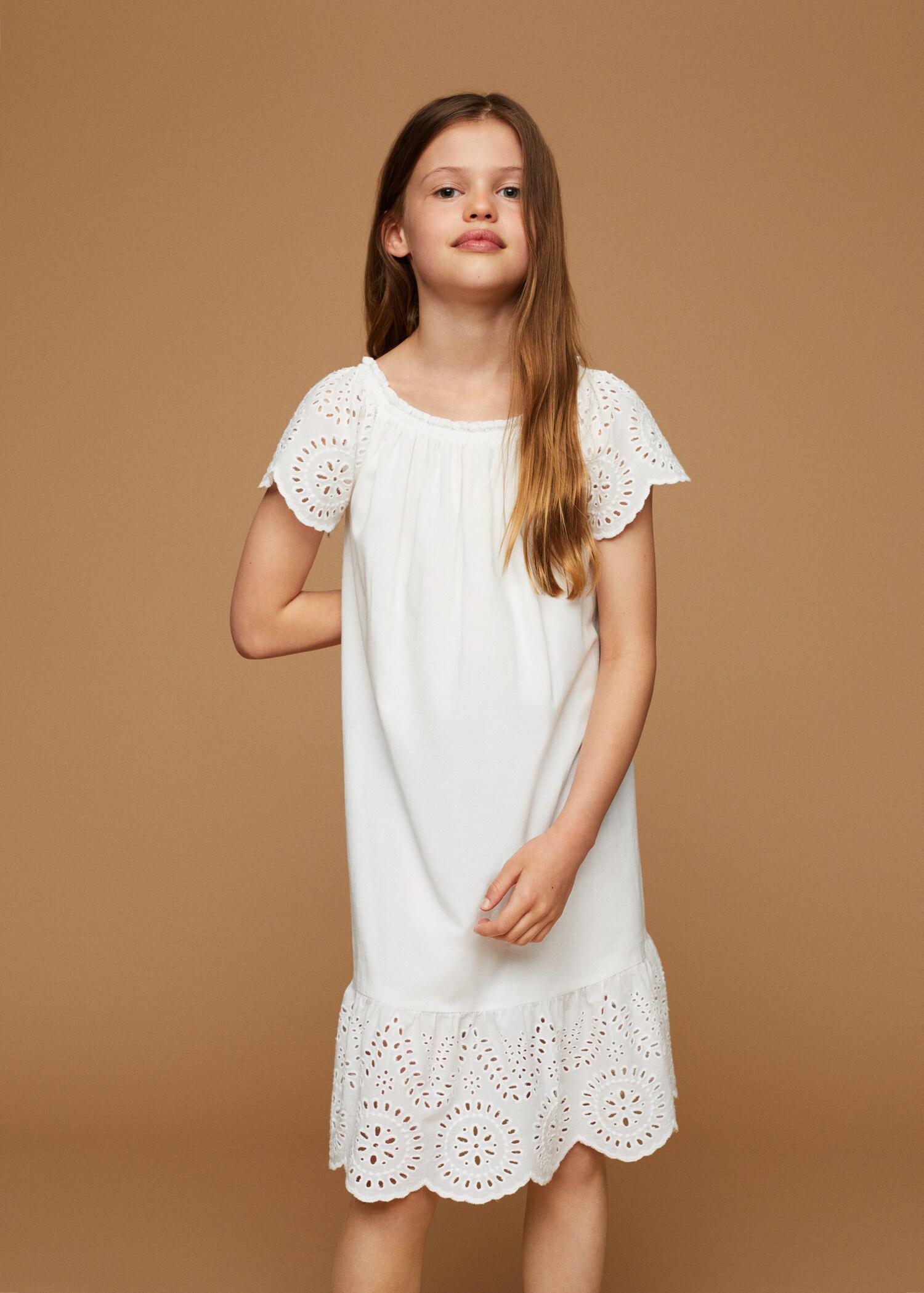 Broderad anglaise klänning - Detaljer om artikeln 1