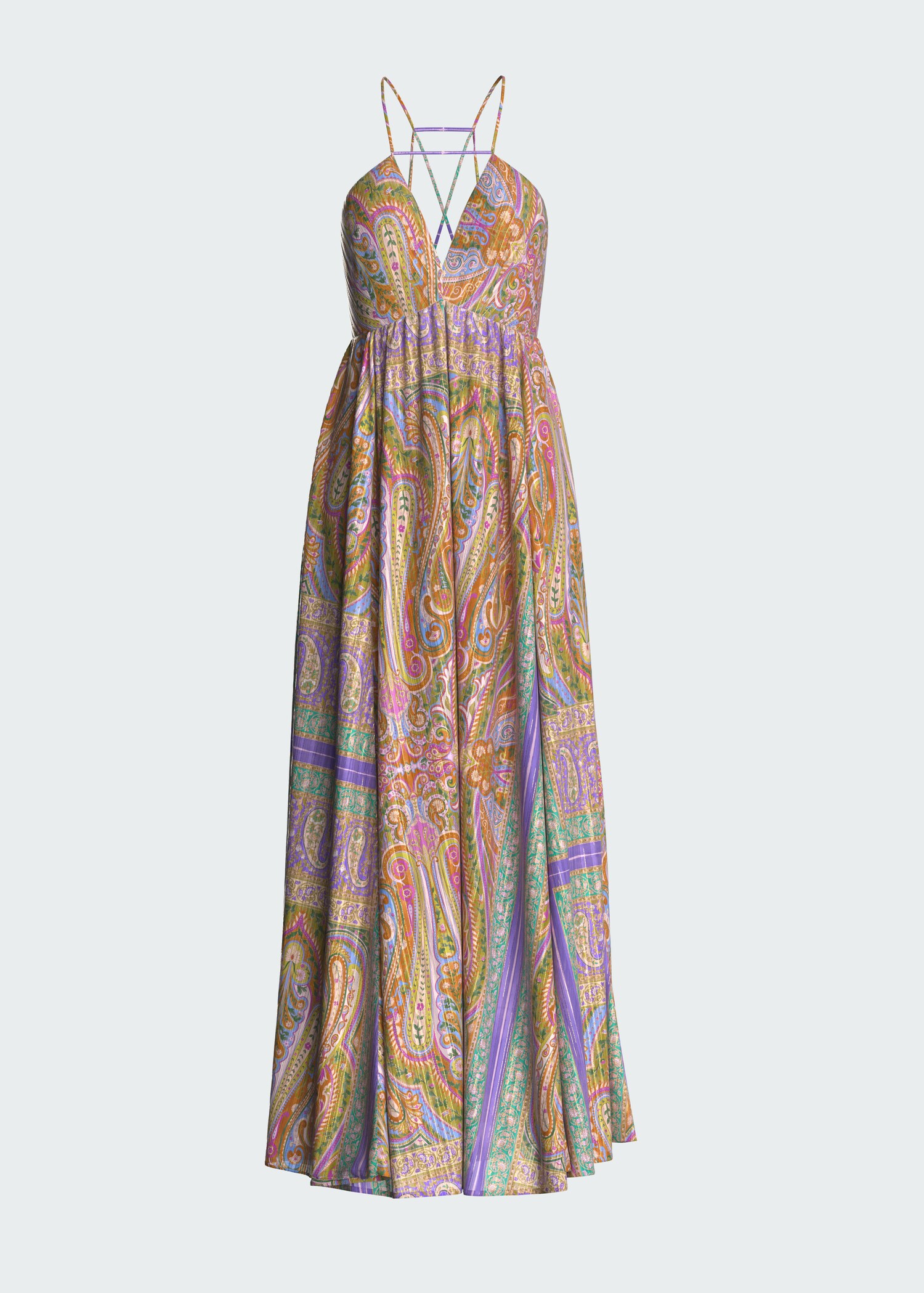 Paisley chiffon dress - Article without model