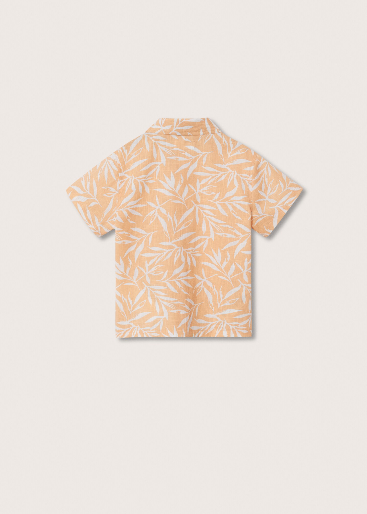 Tropical print shirt - Reverse of the article