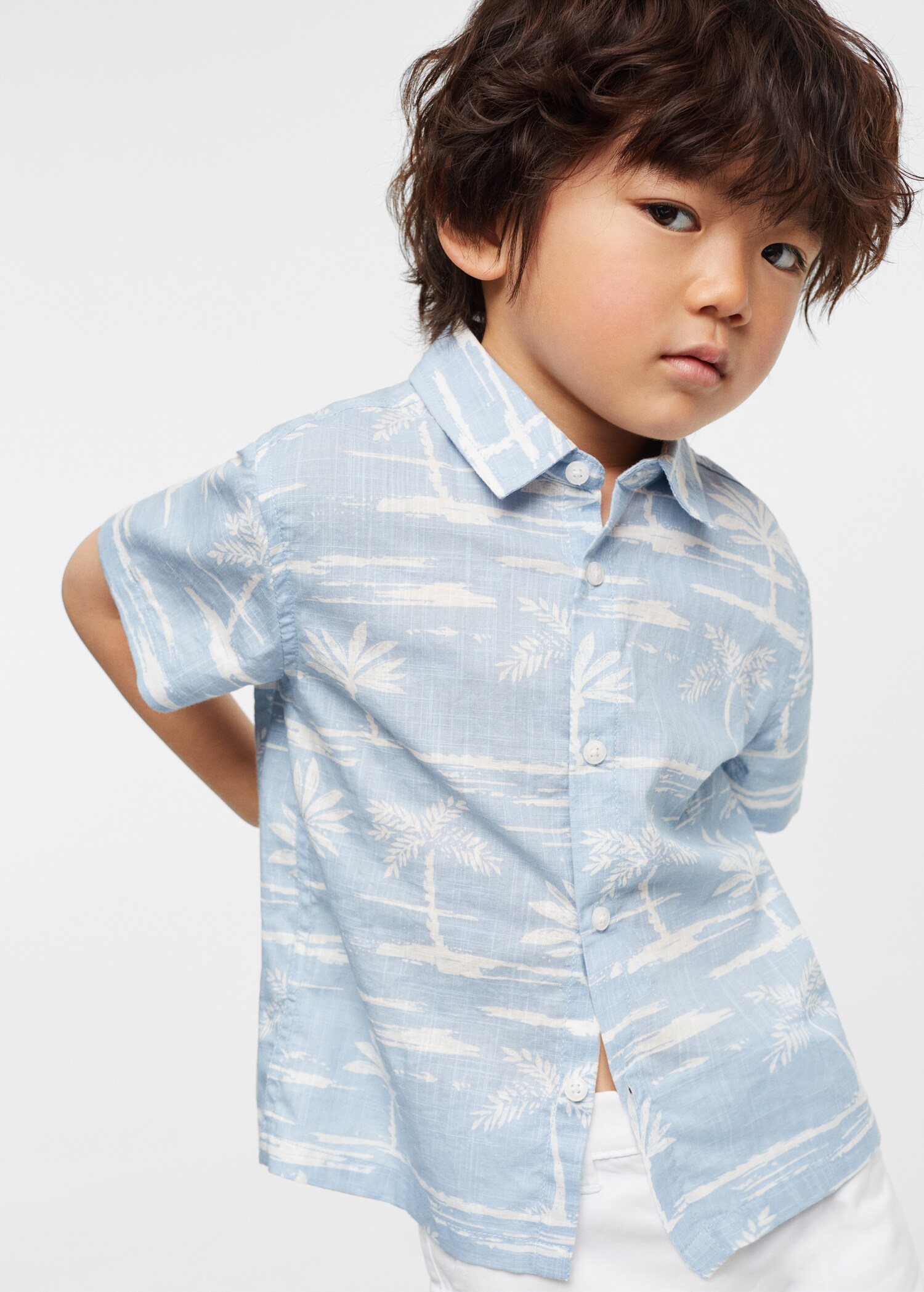 Tropical print shirt - Medium plane
