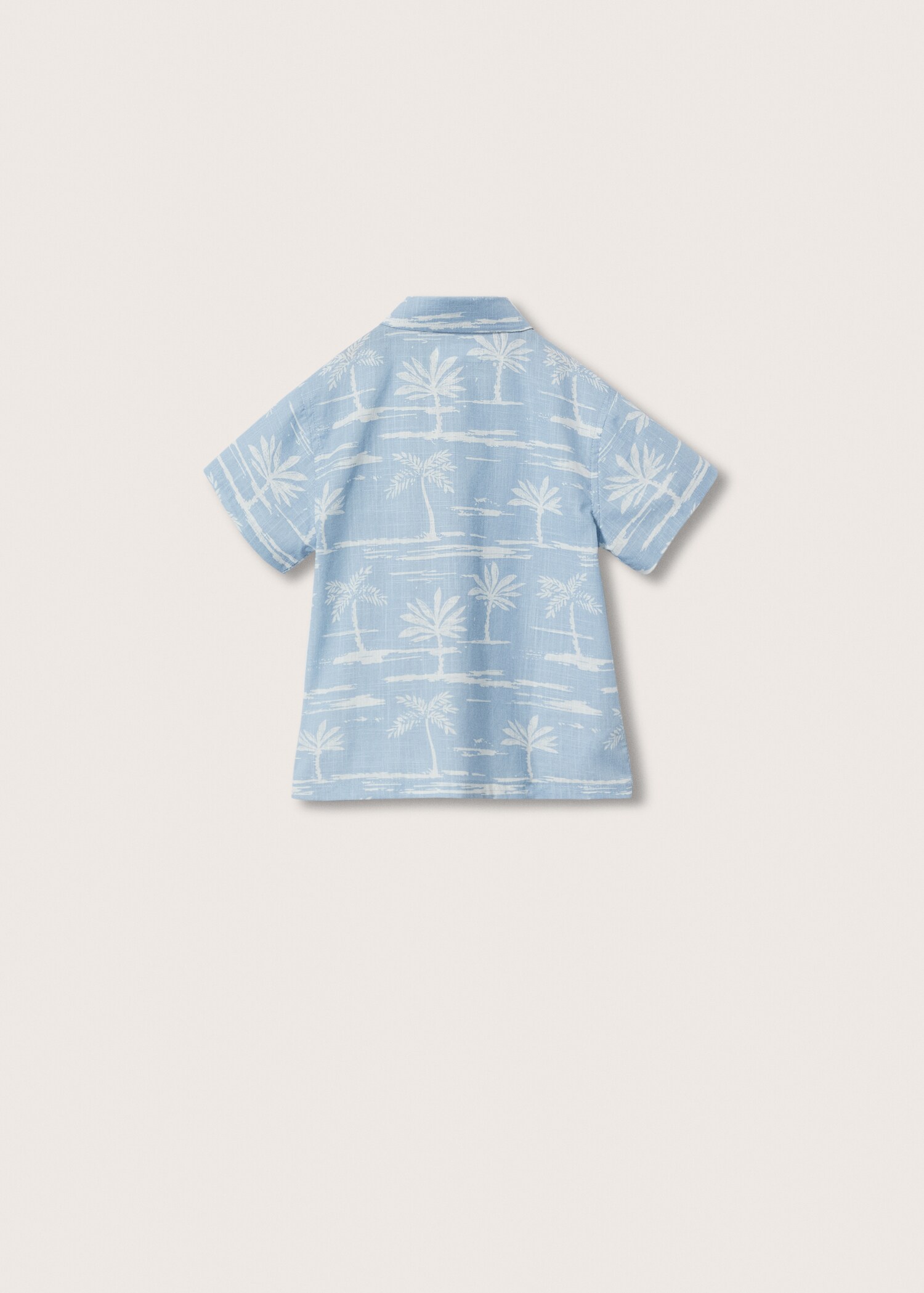 Tropical print shirt - Reverse of the article