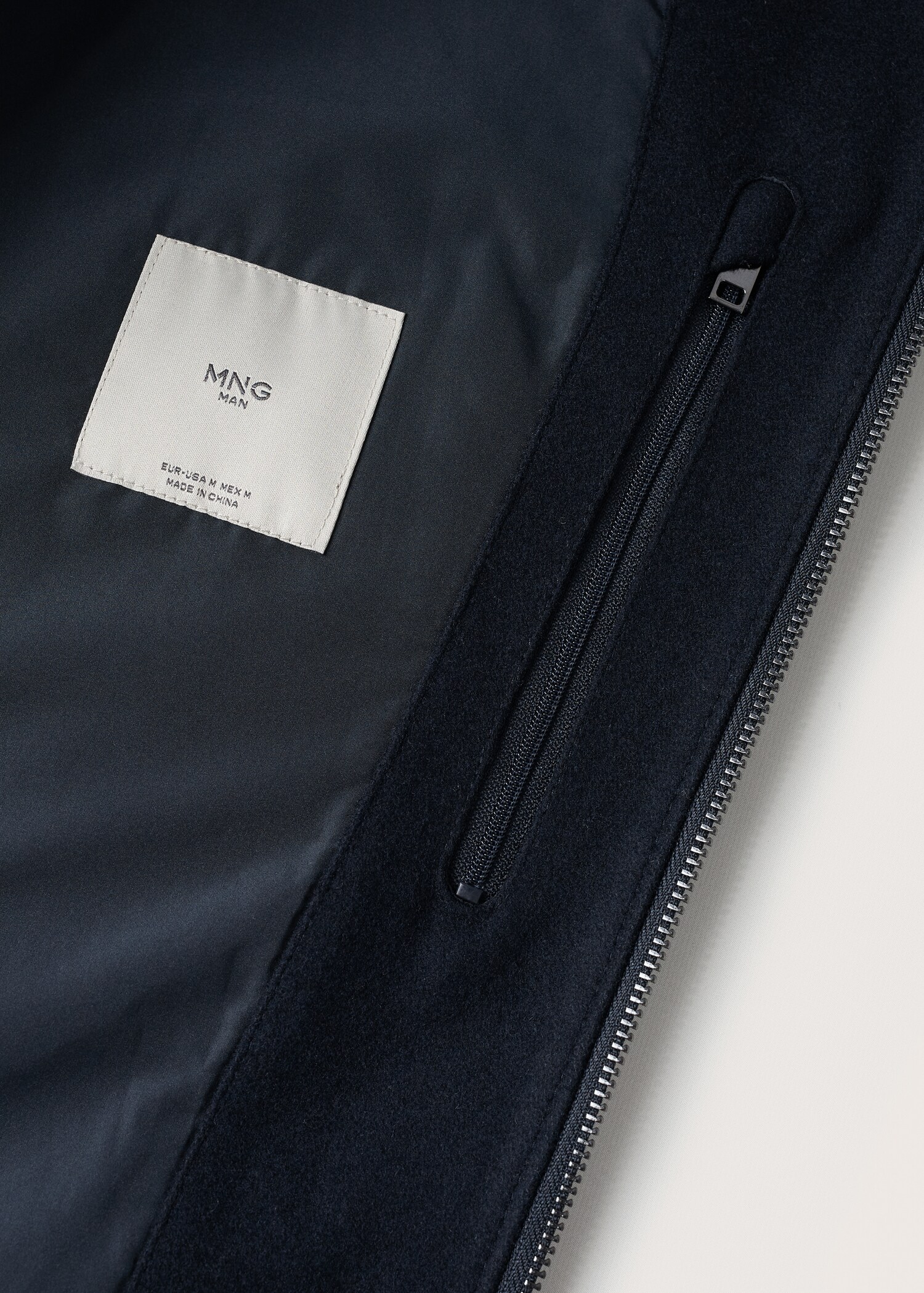 Bunda bomber z recyklované vlny - Detail zboží 8
