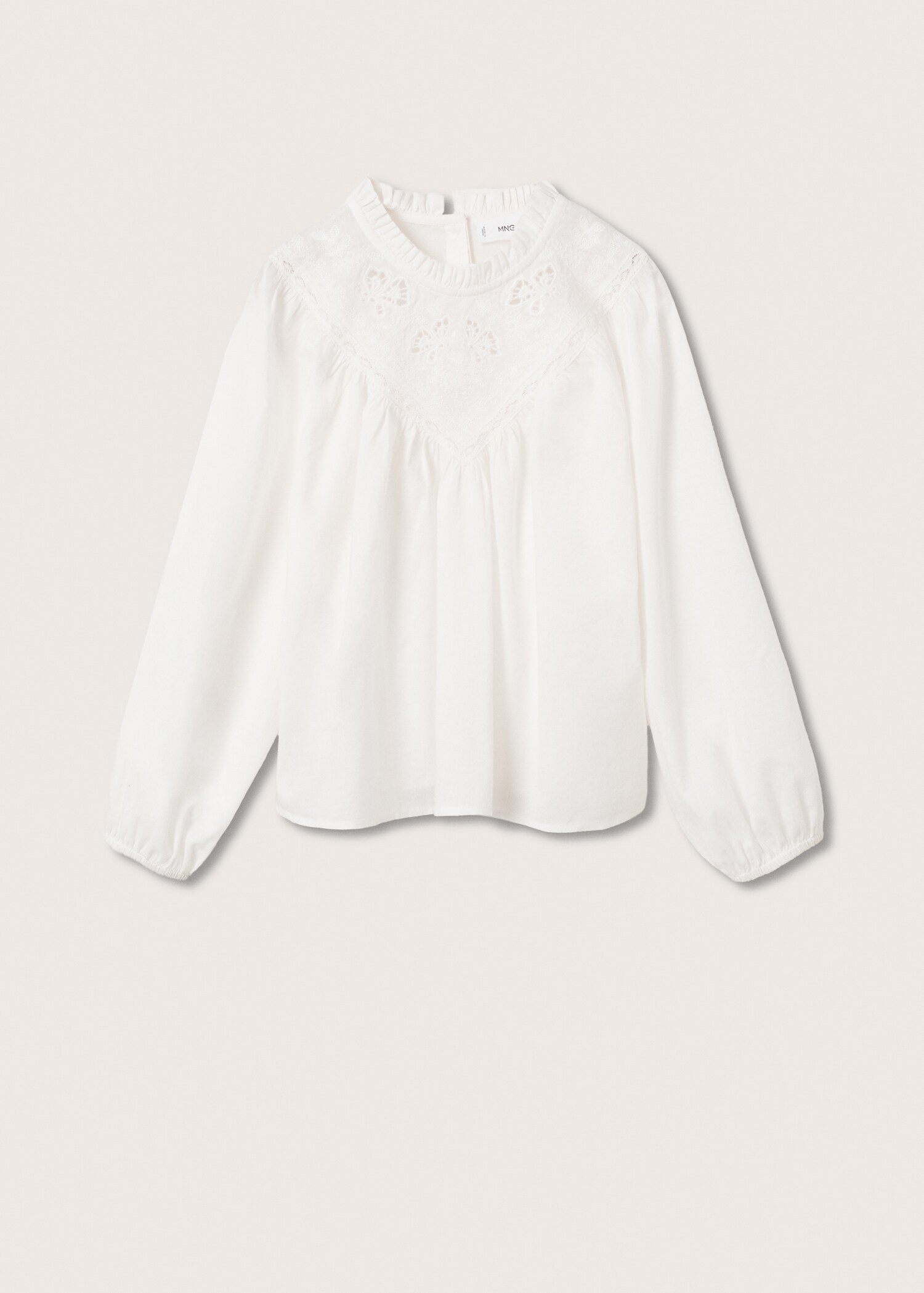 Embroidered detail shirt - Article without model