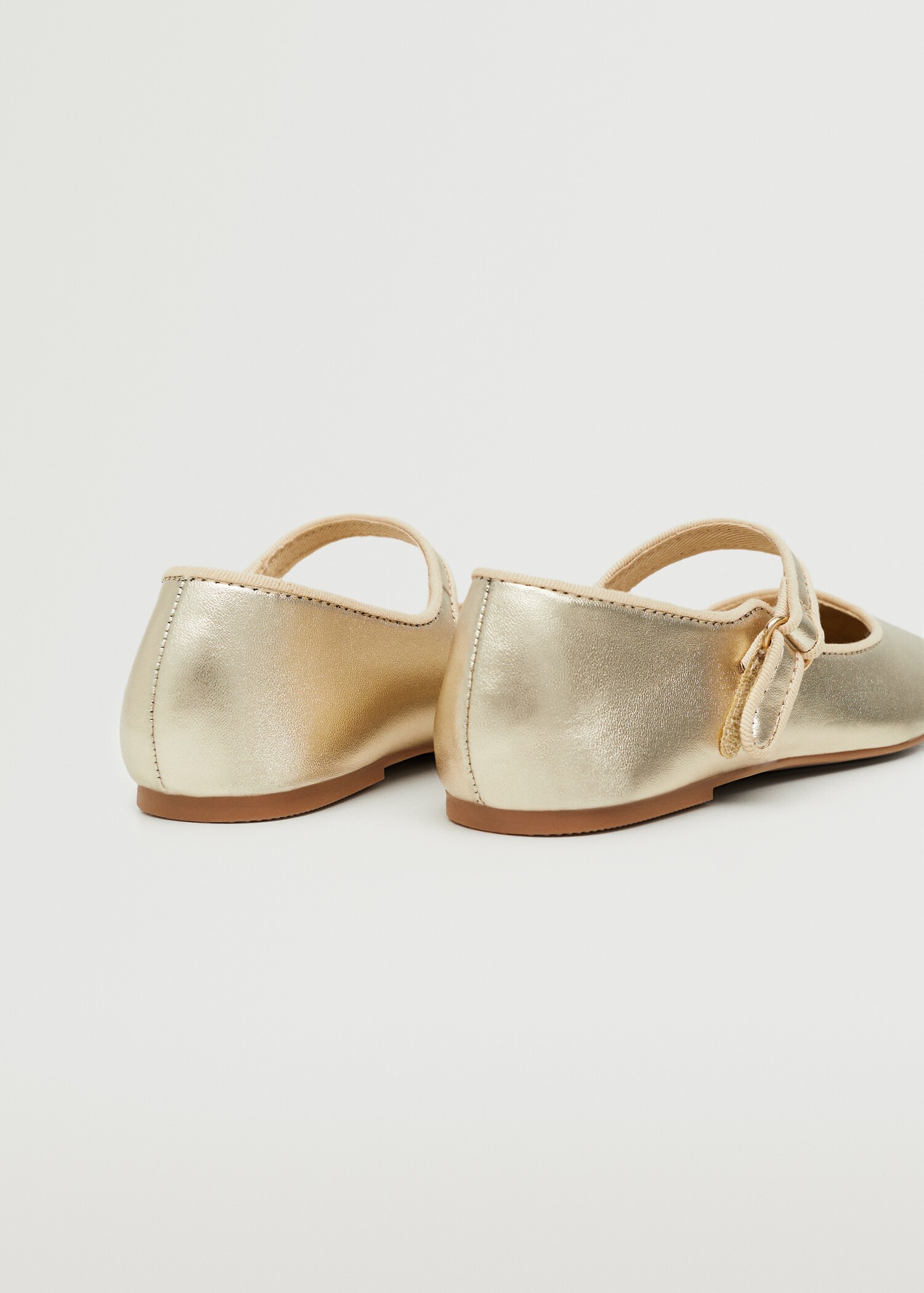 Metallic finish ballerinas - Details of the article 2