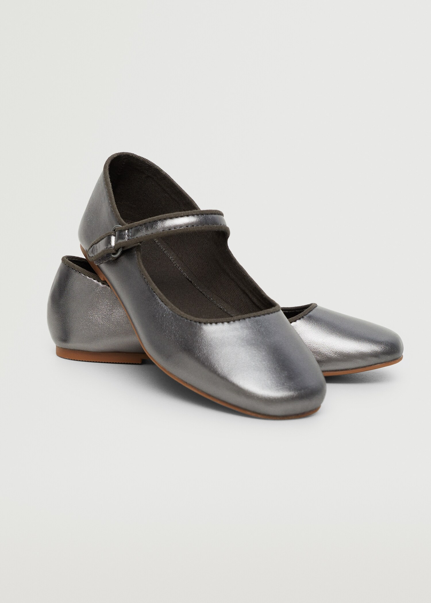 Metallic finish ballerinas - Details of the article 3