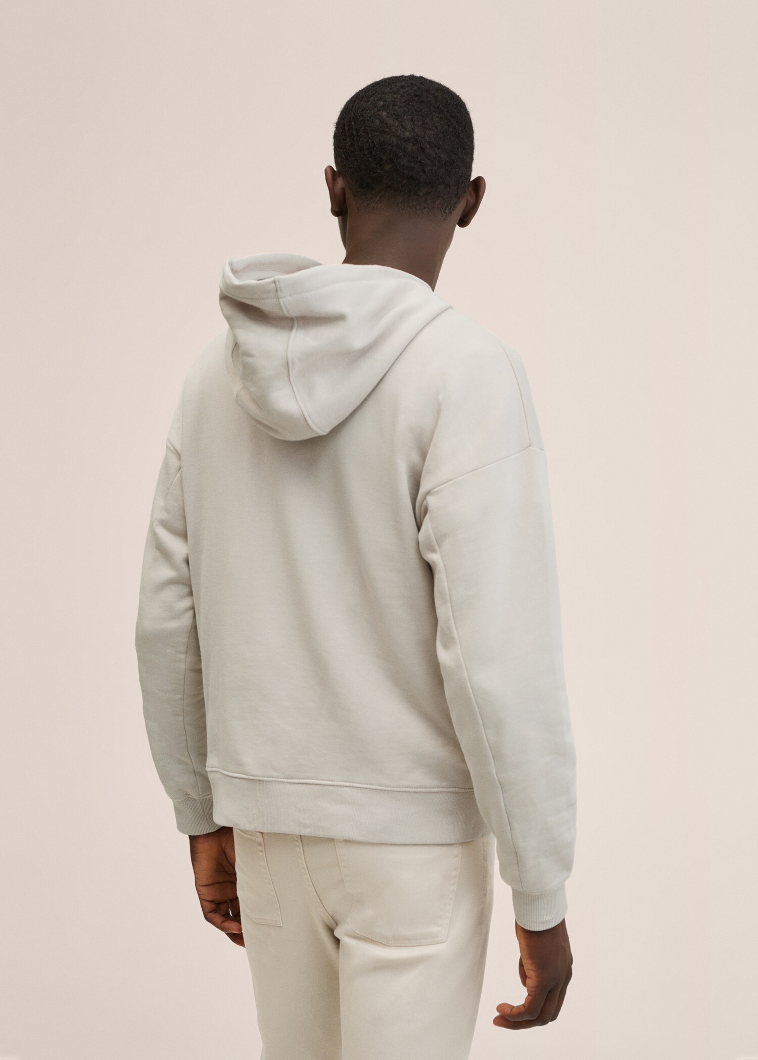 Hoodie cotton sweatshirt - Reverse of the article