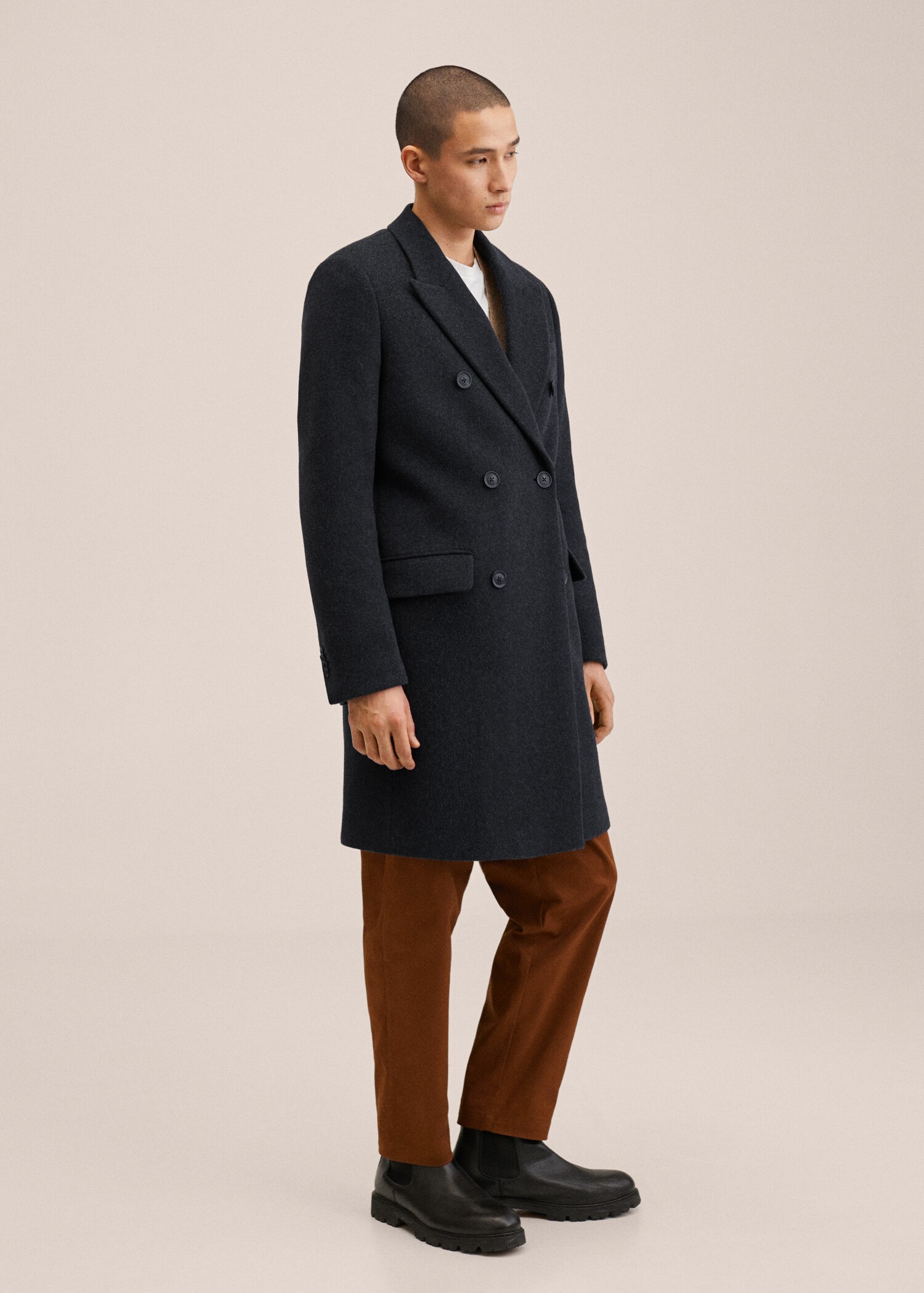 Manteau croisé laine - Détail de l'article 2