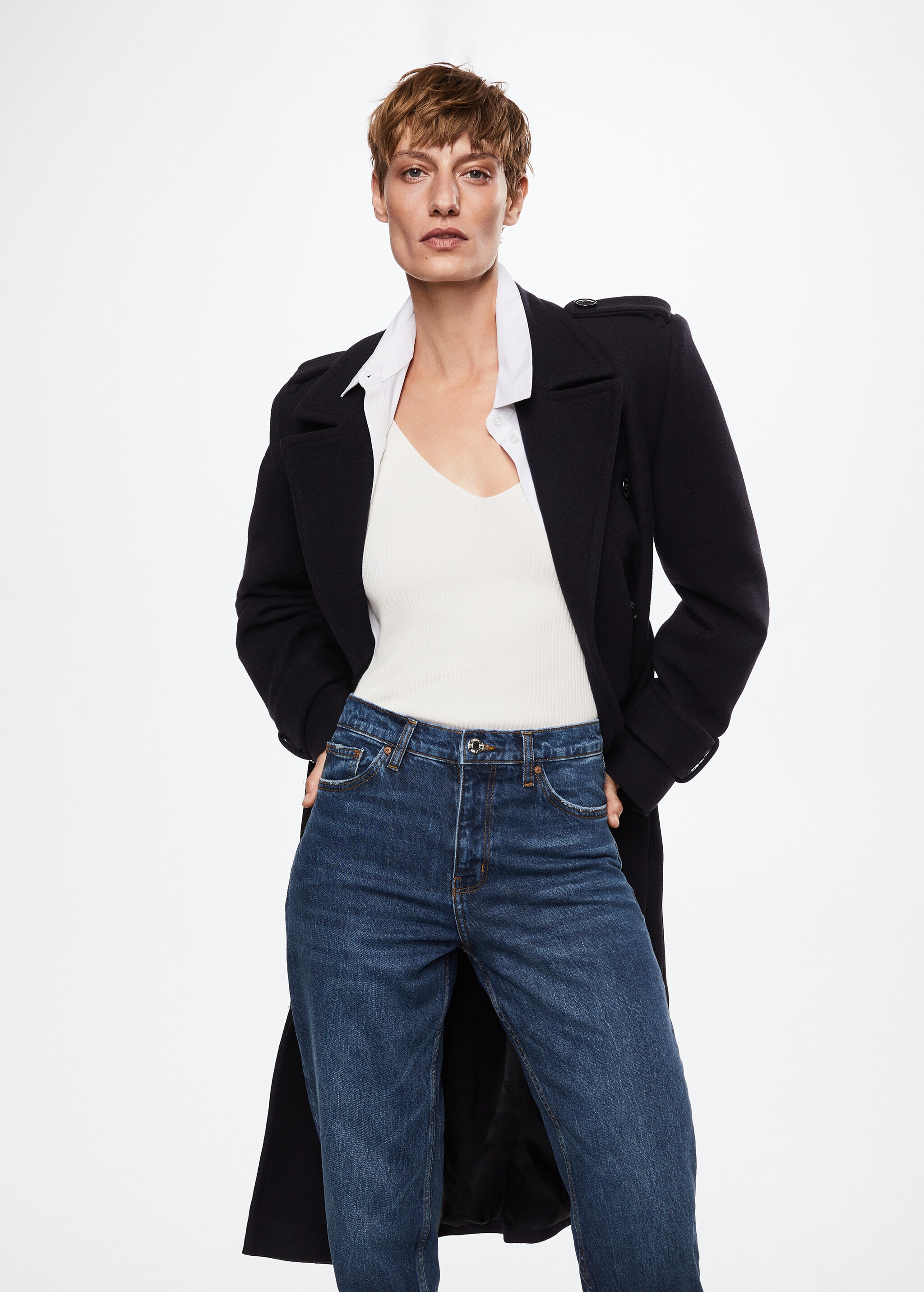 Mom comfort high-rise jeans - Details of the article 1