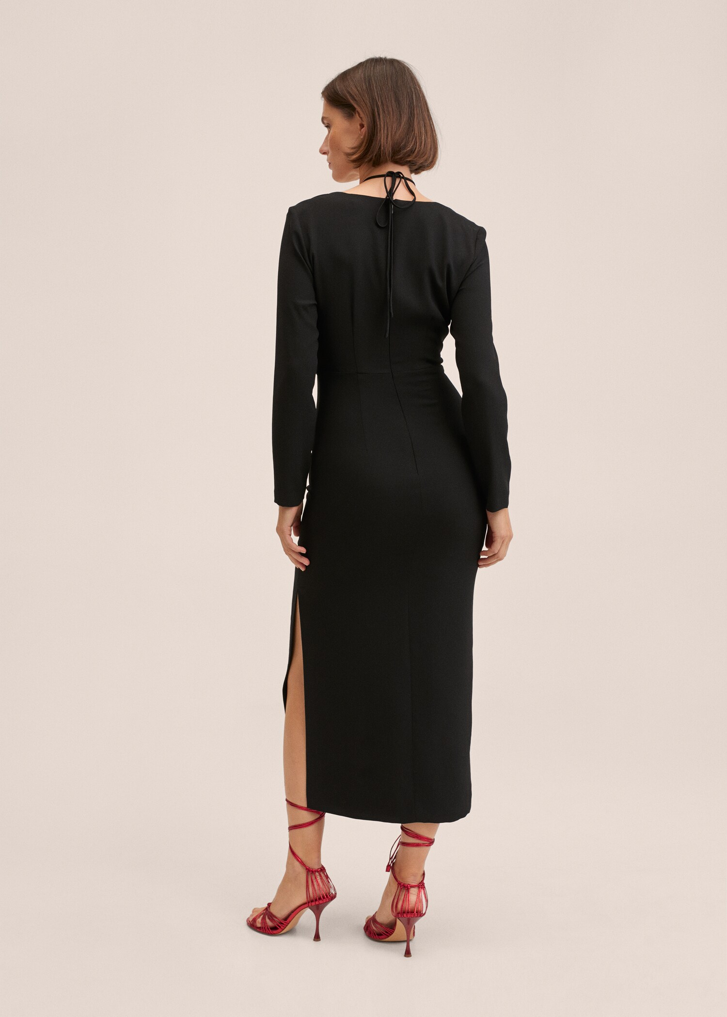 Vestido detalle abertura - Reverso del artículo