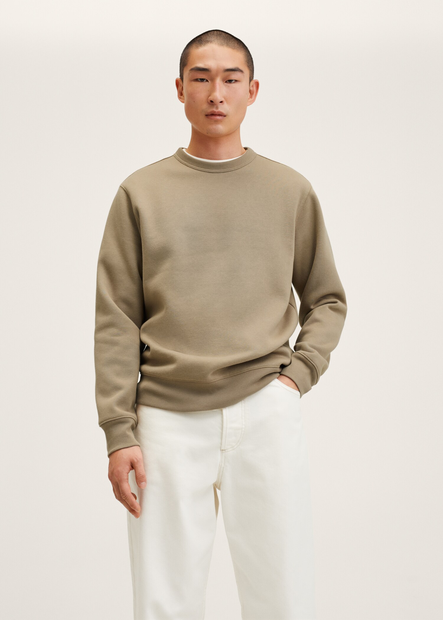 Plush cotton sweatshirt - Medium plane
