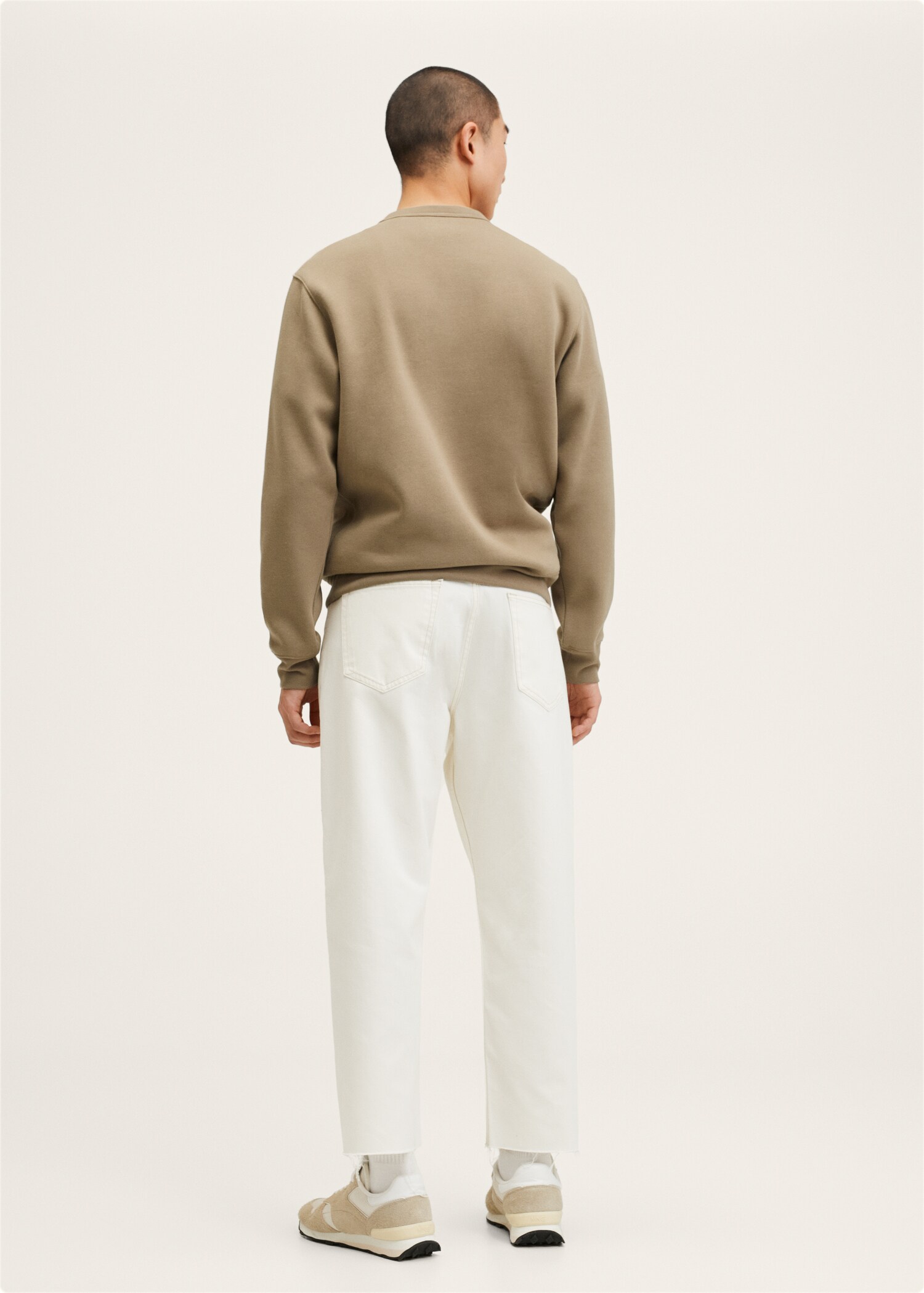 Plush cotton sweatshirt - Reverse of the article