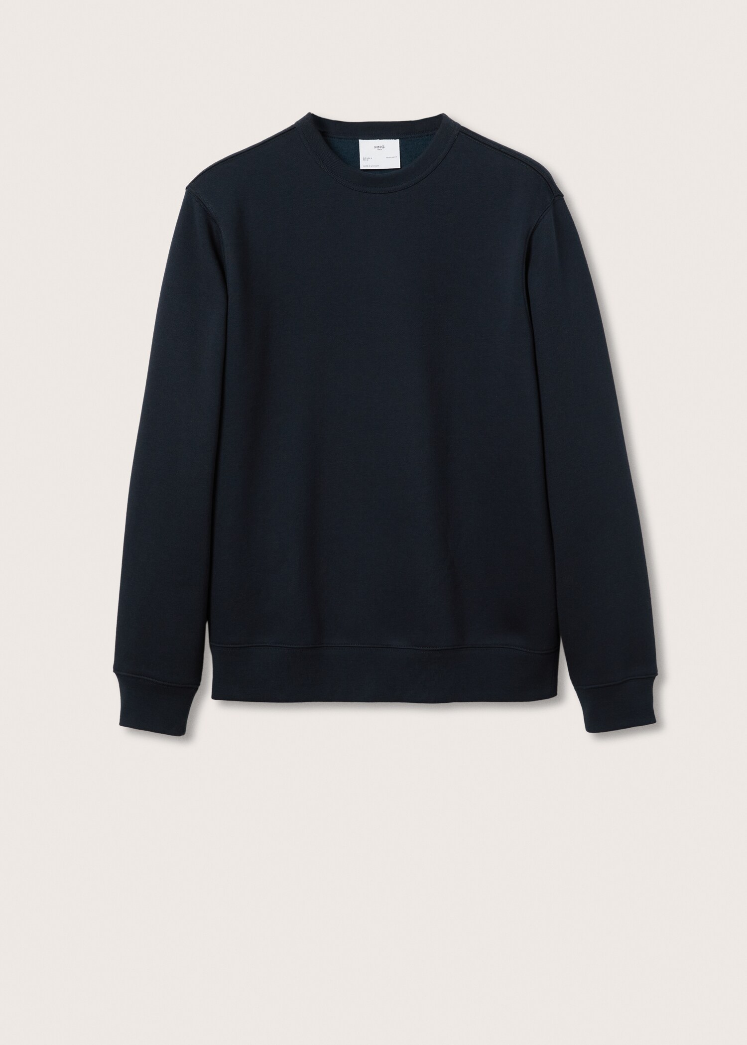 Plush cotton sweatshirt - Article without model