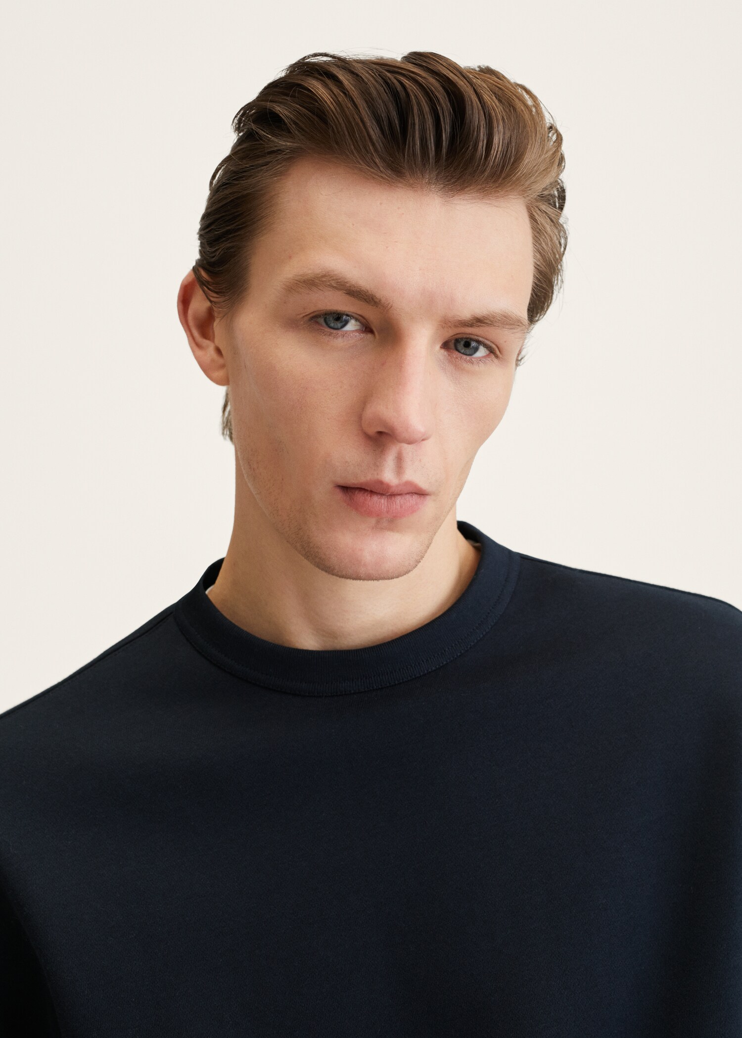 Plush cotton sweatshirt - Details of the article 1