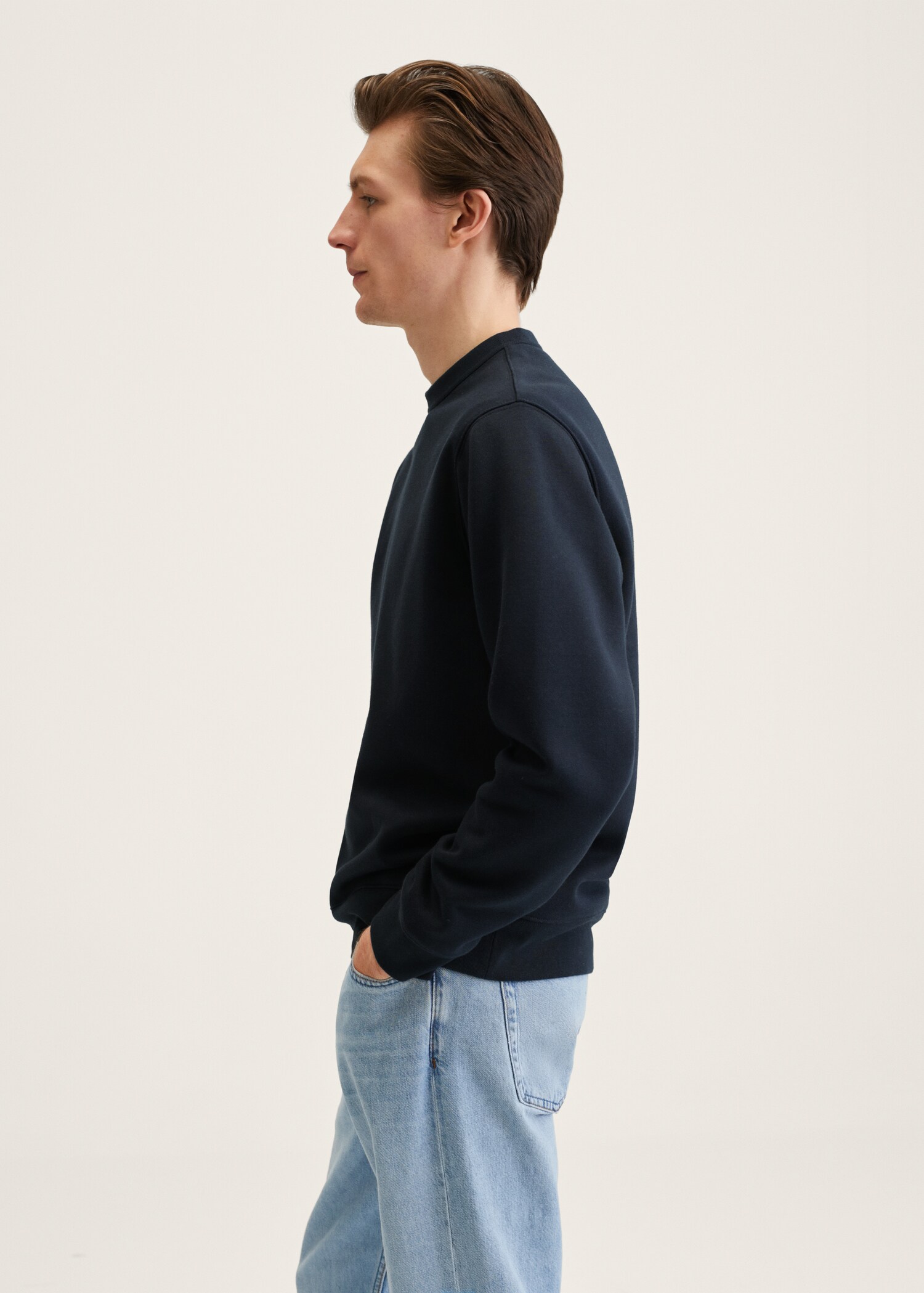 Plush cotton sweatshirt - Details of the article 2