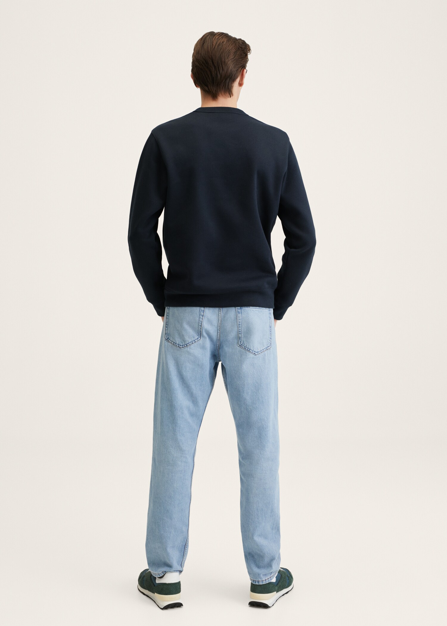 Plush cotton sweatshirt - Reverse of the article