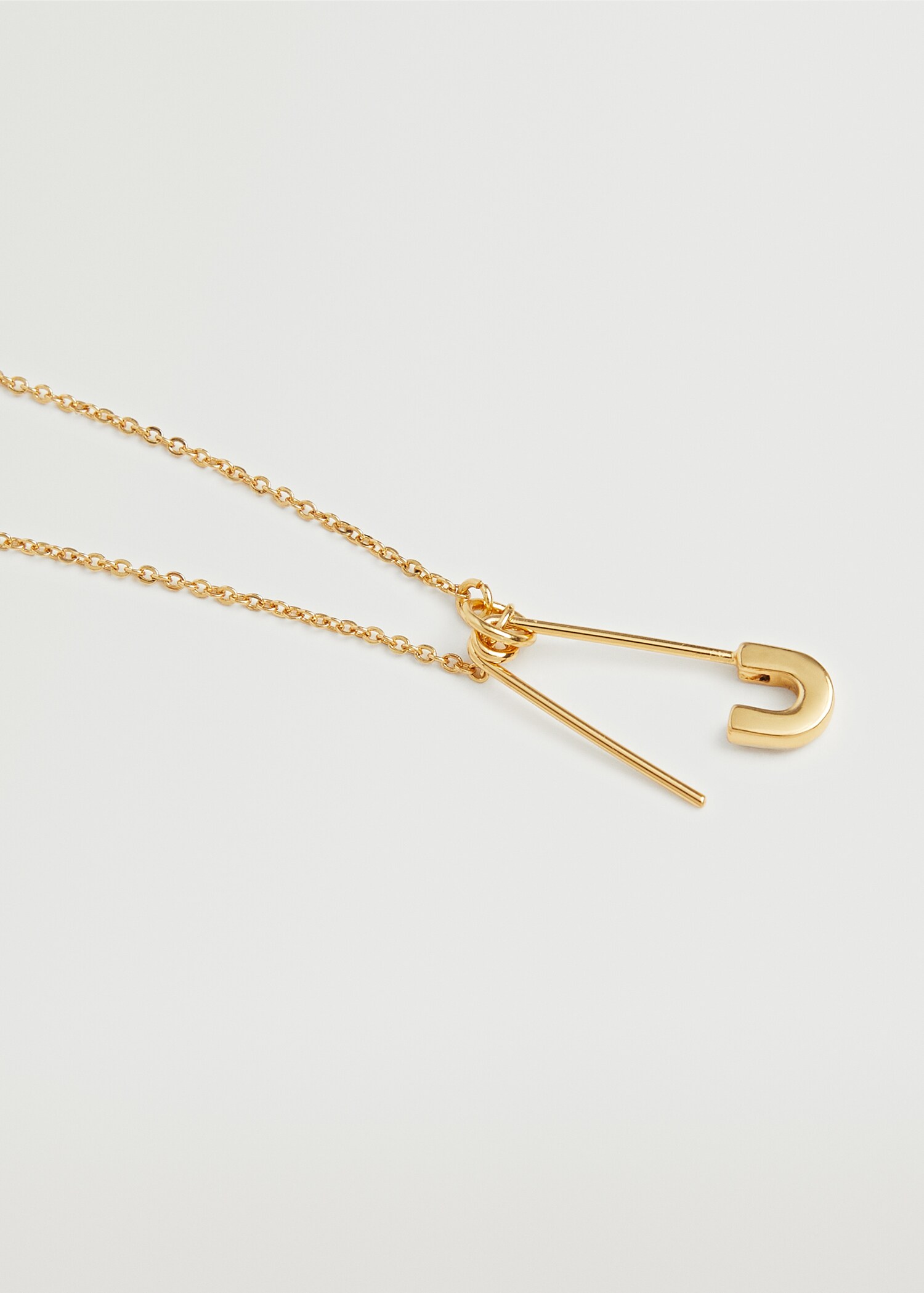 Collar cadena colgante - Plano medio