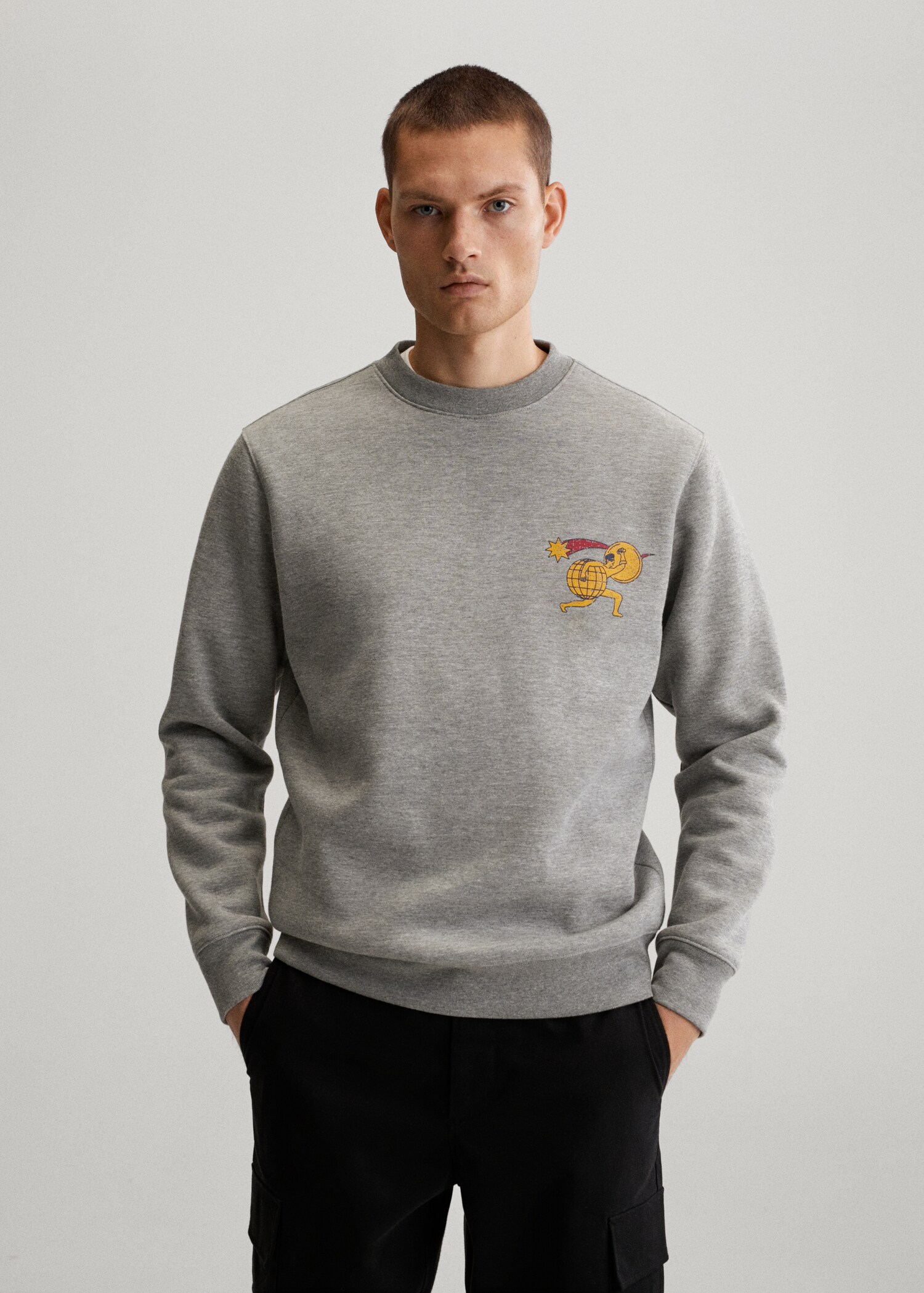 Sudadera estampada Tiago  - Plano medio