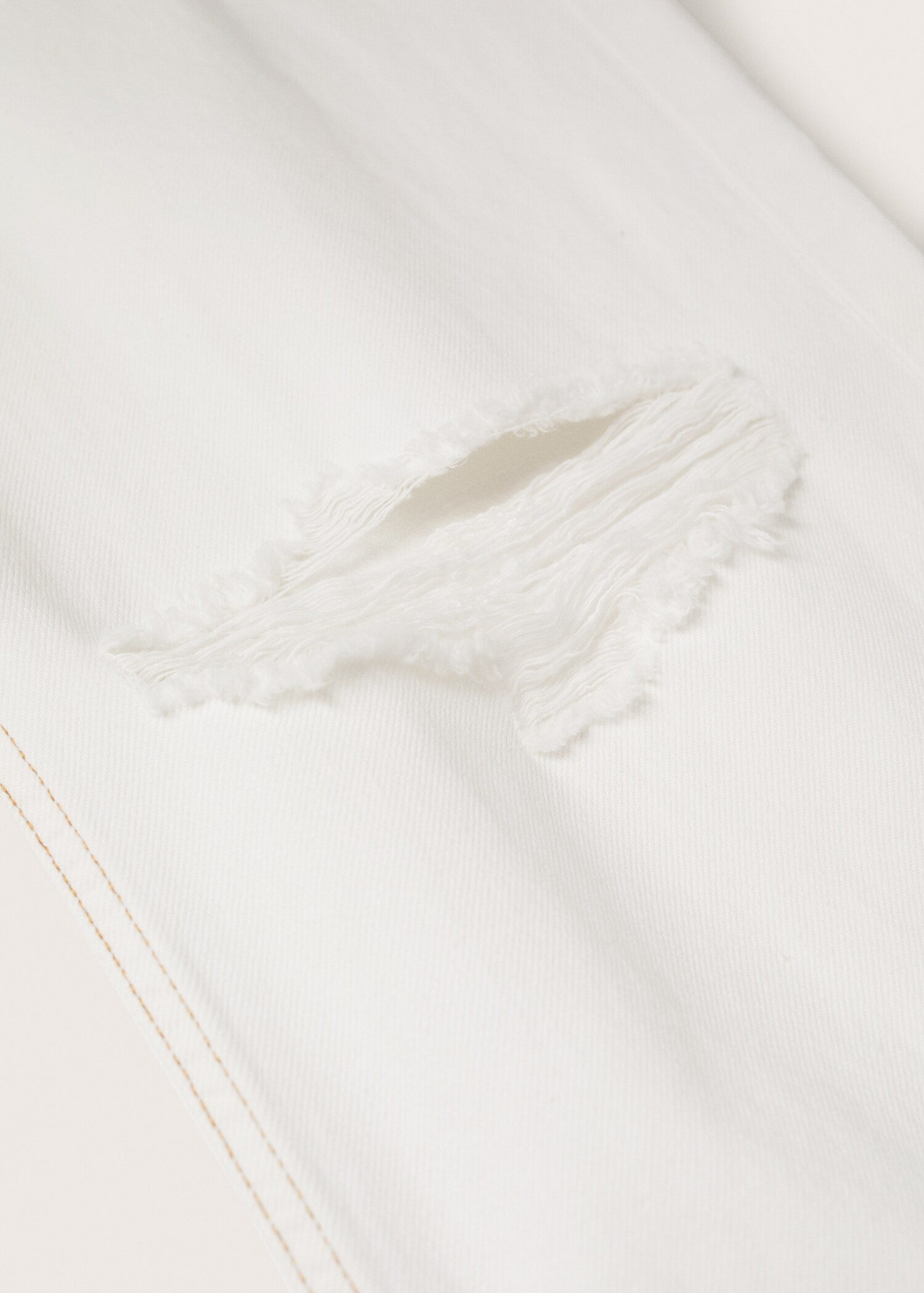 Jeans wideleg com pormenores rotos decorativos - Pormenor do artigo 8