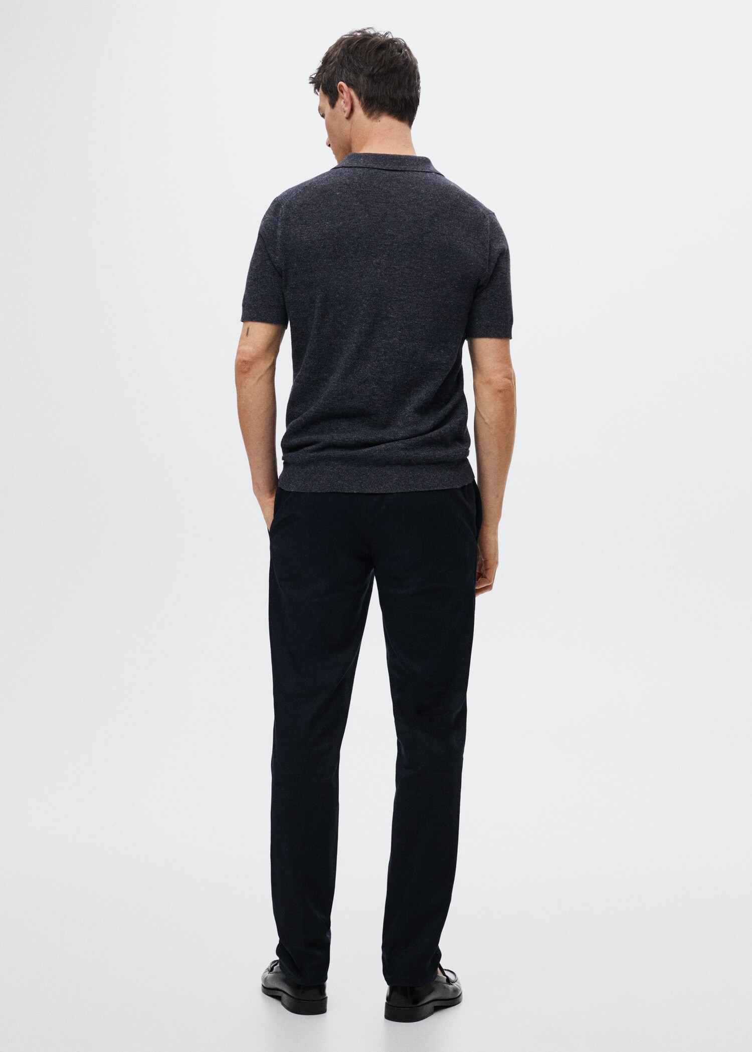 Slim fit chino trousers - Reverse of the article