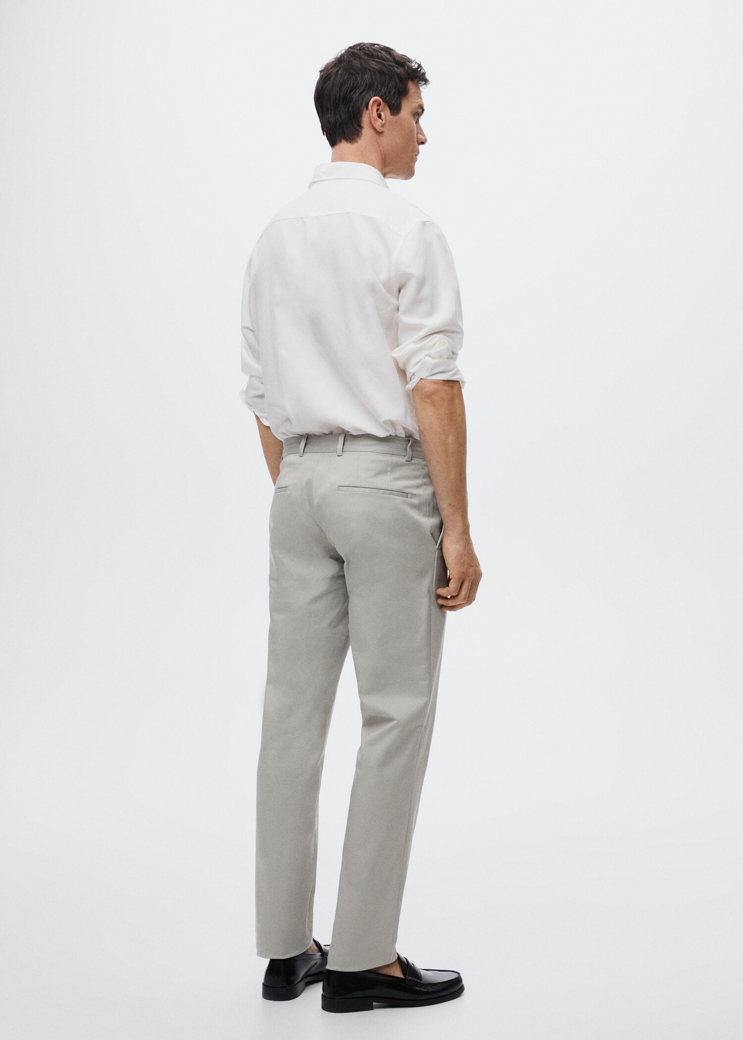Slim fit chino trousers - Details of the article 3